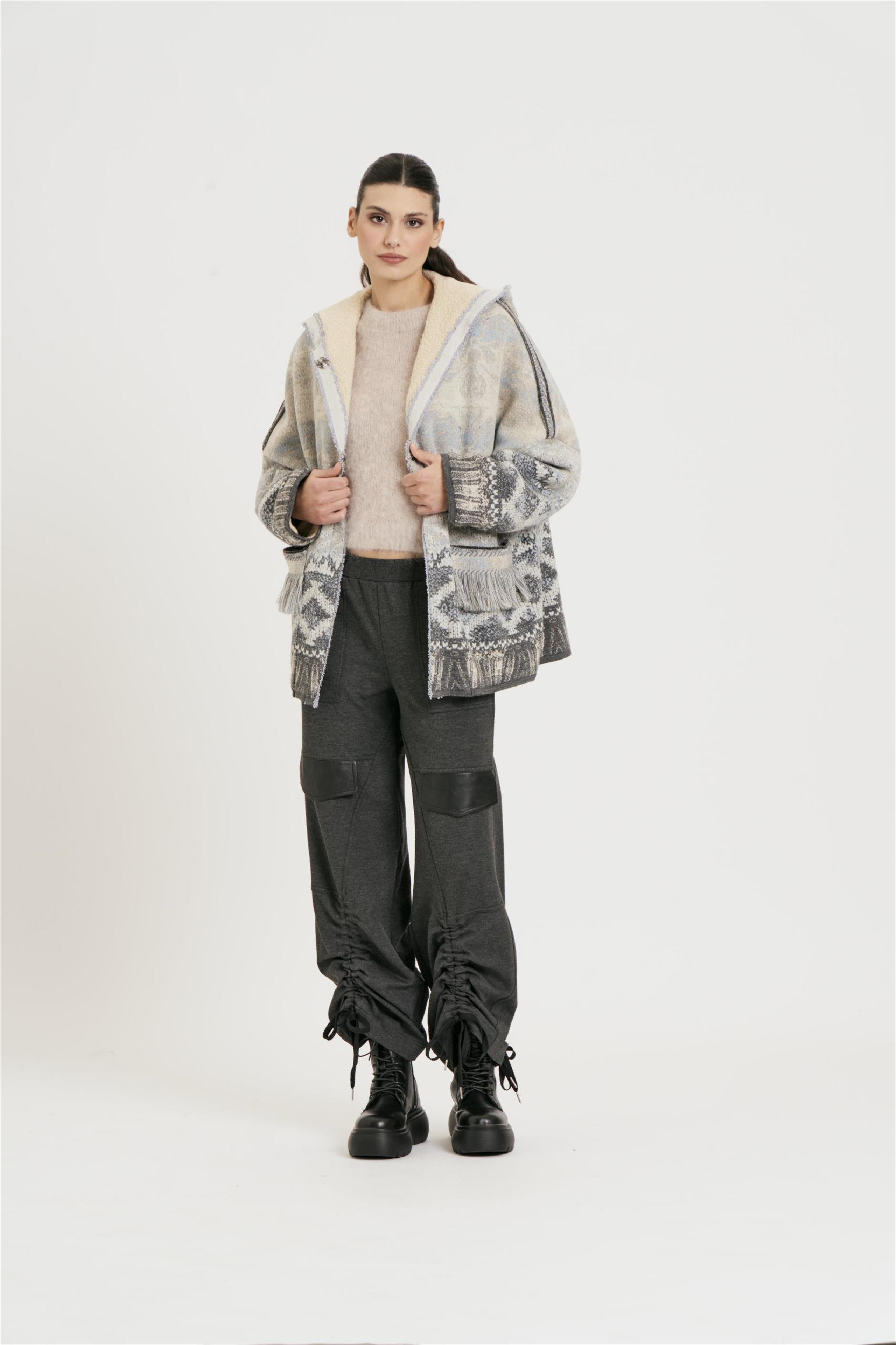 Comfy Dark Grey Drawstring Trousers