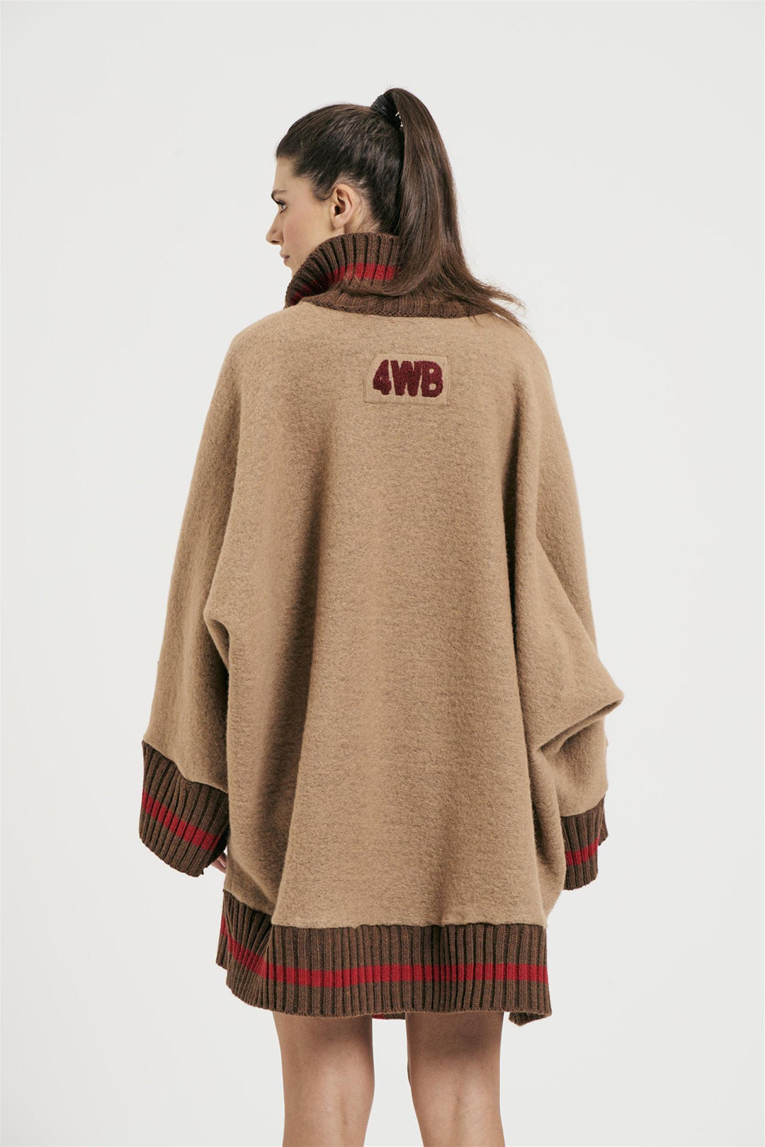 Stylish Navy Oversized Coat