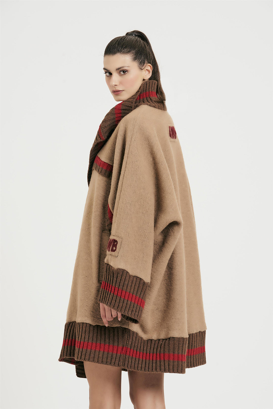 Stylish Navy Oversized Coat