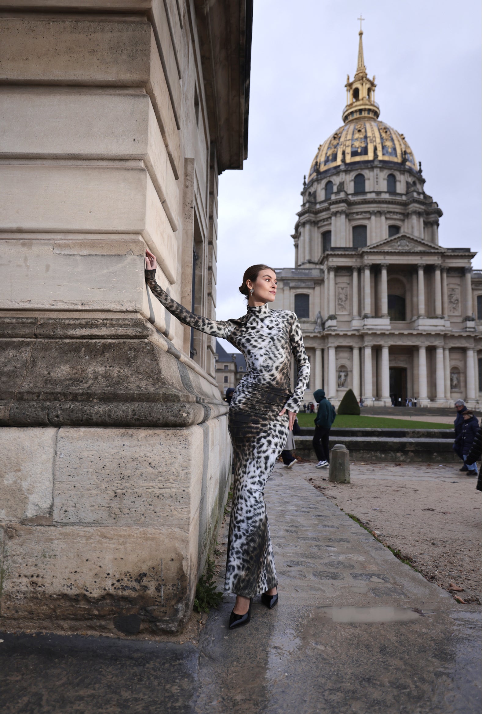 Fierce Animal Print Maxi Dress