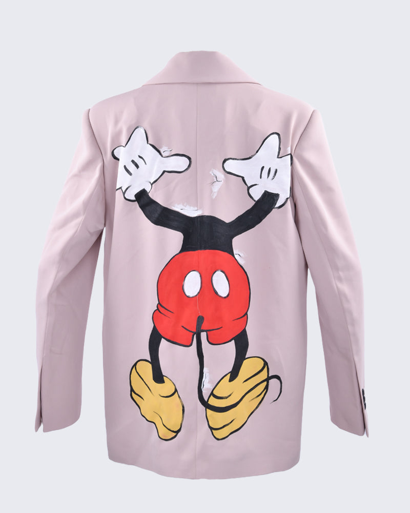 Mickey Mouse Graphic in Blush Pink