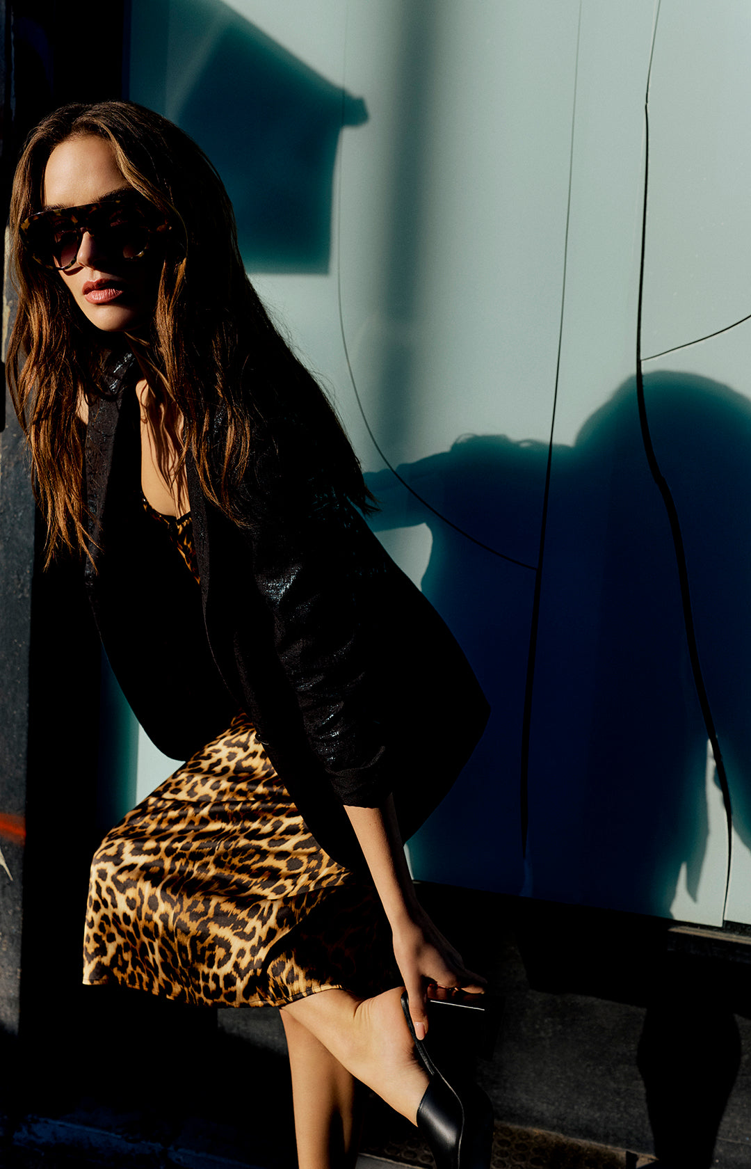 Jacket with Classic Lapels and Decorated Surface