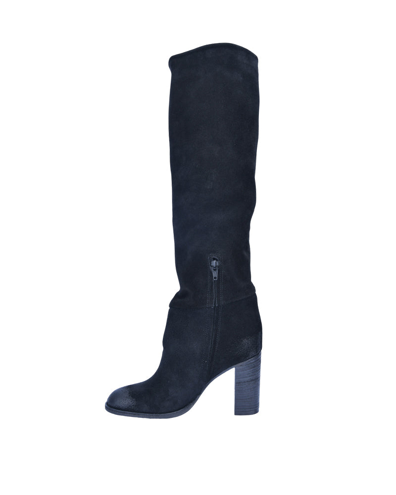Velvet Knee-High Boot