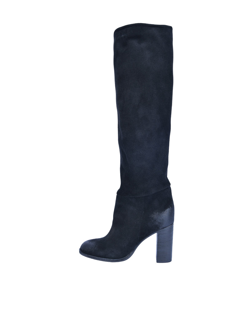 Velvet Knee-High Boot