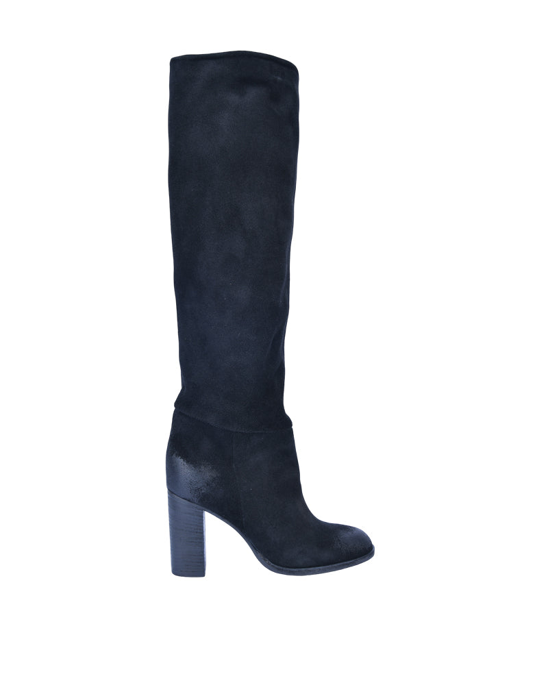 Velvet Knee-High Boot