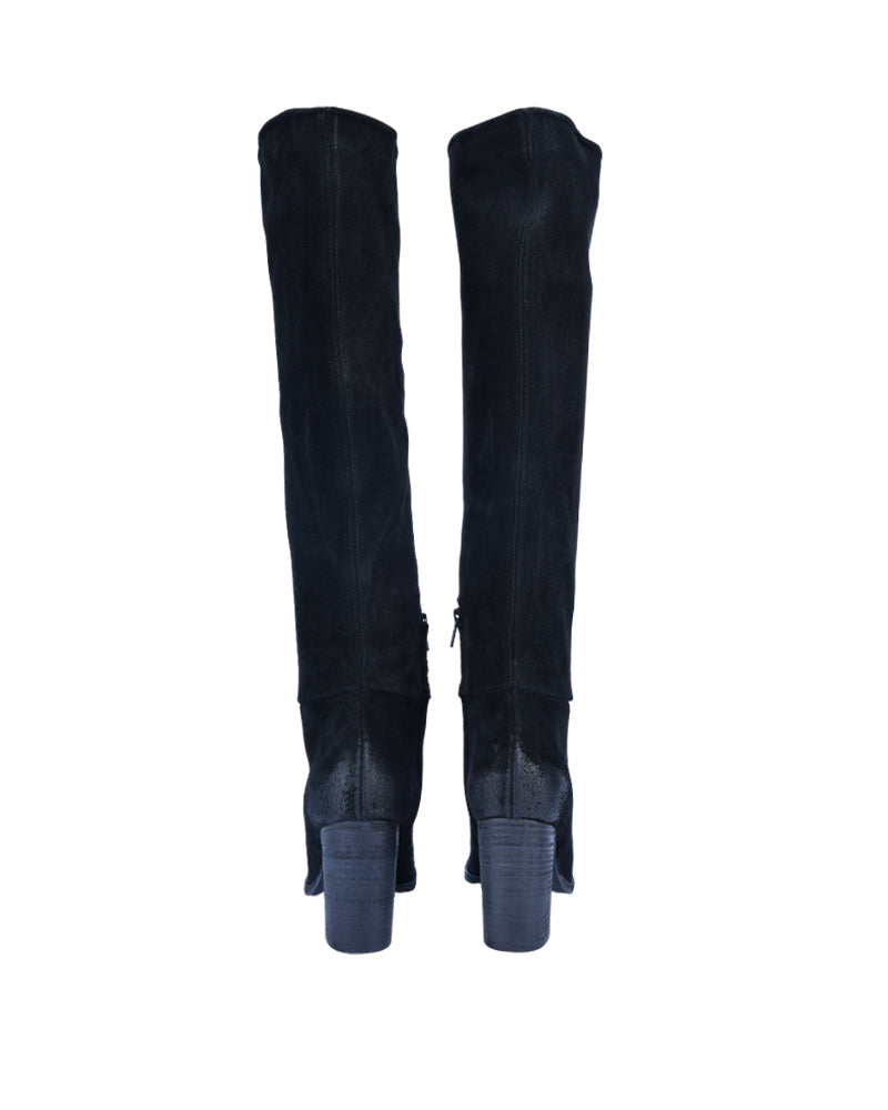Velvet Knee-High Boot