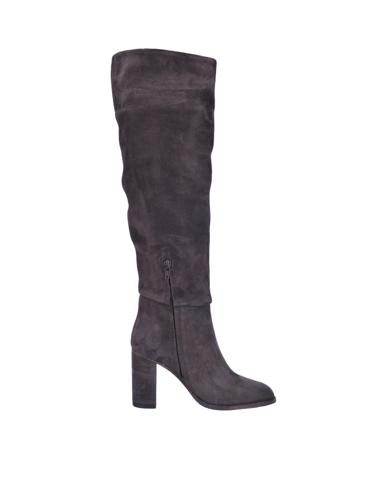 Velvet Knee-High Boot