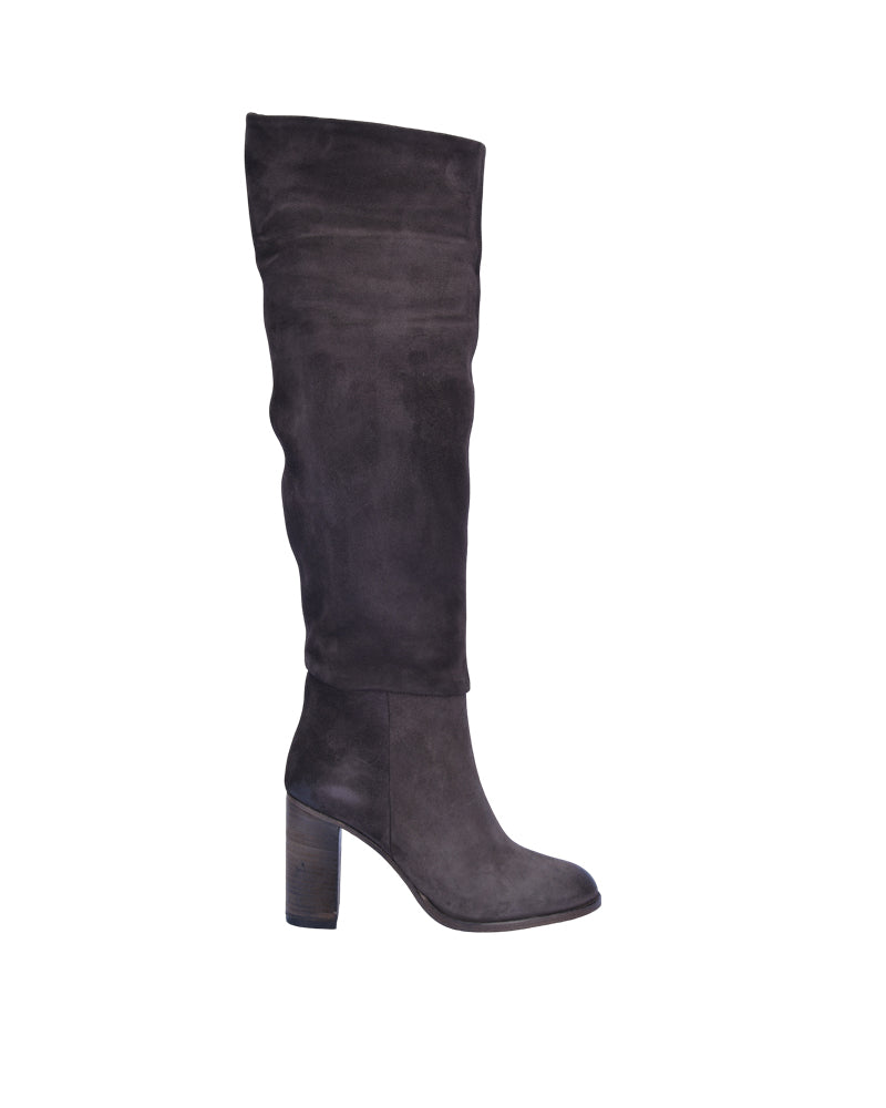 Velvet Knee-High Boot