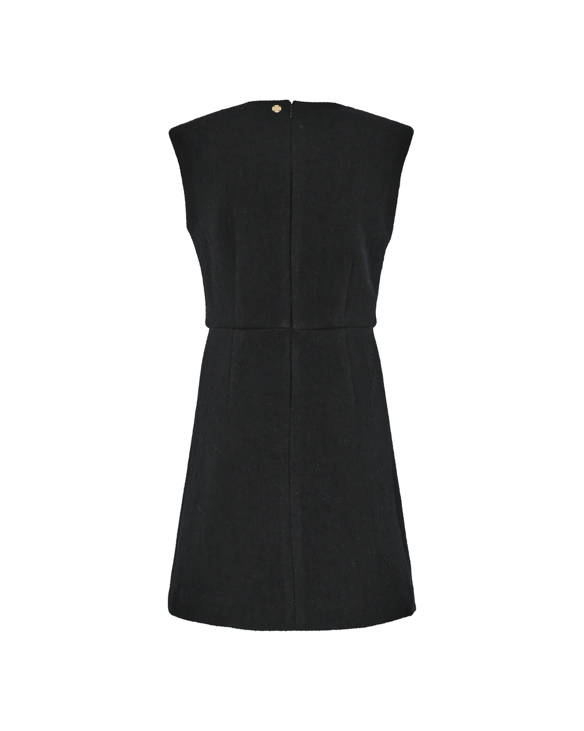 Mini Vest Dress with Contrasting Buttons