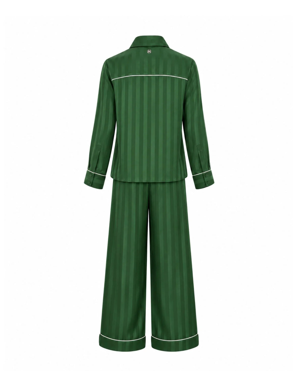 Striped Satin Pajama Set