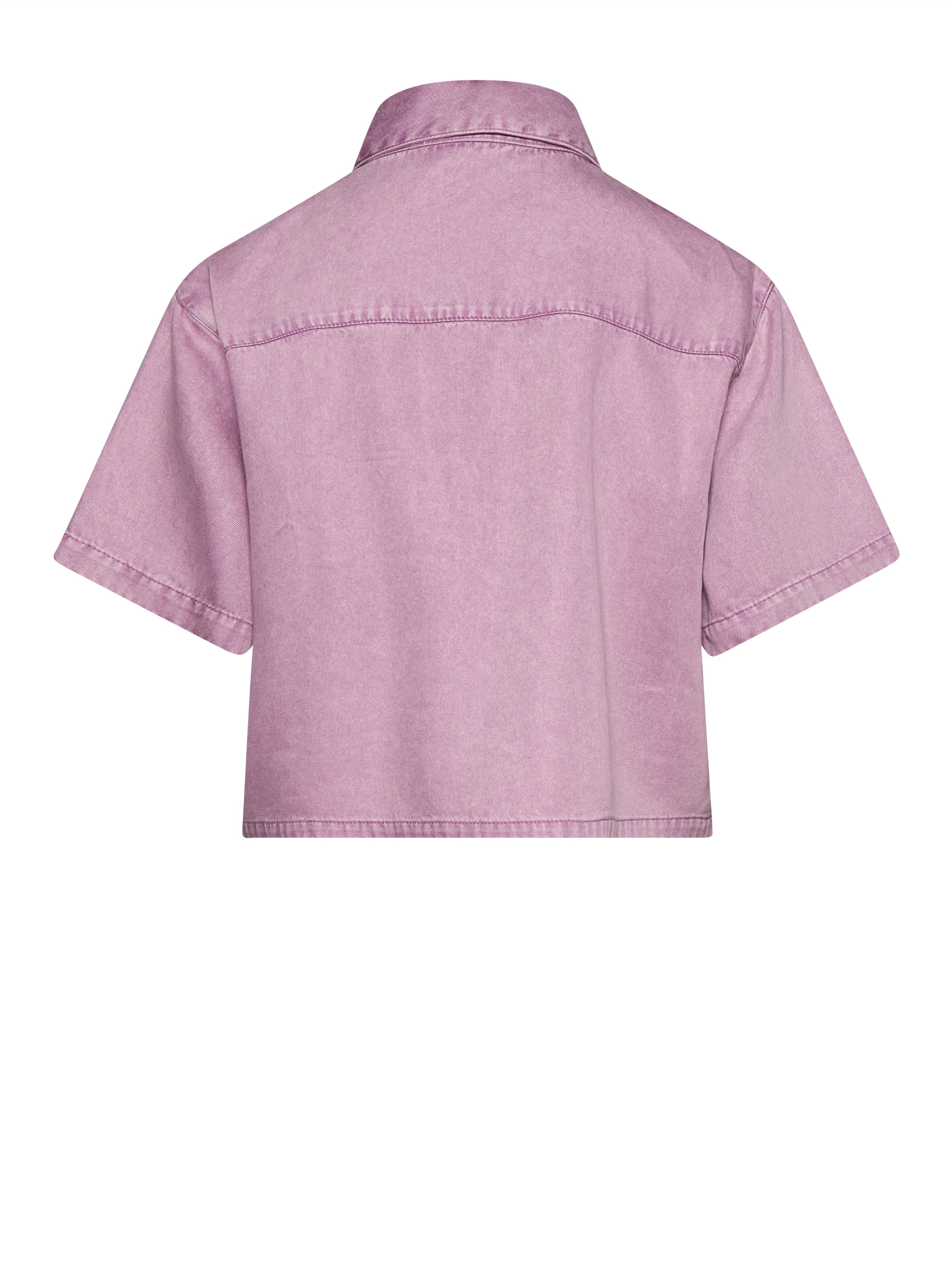 Short shirt with patch pockets