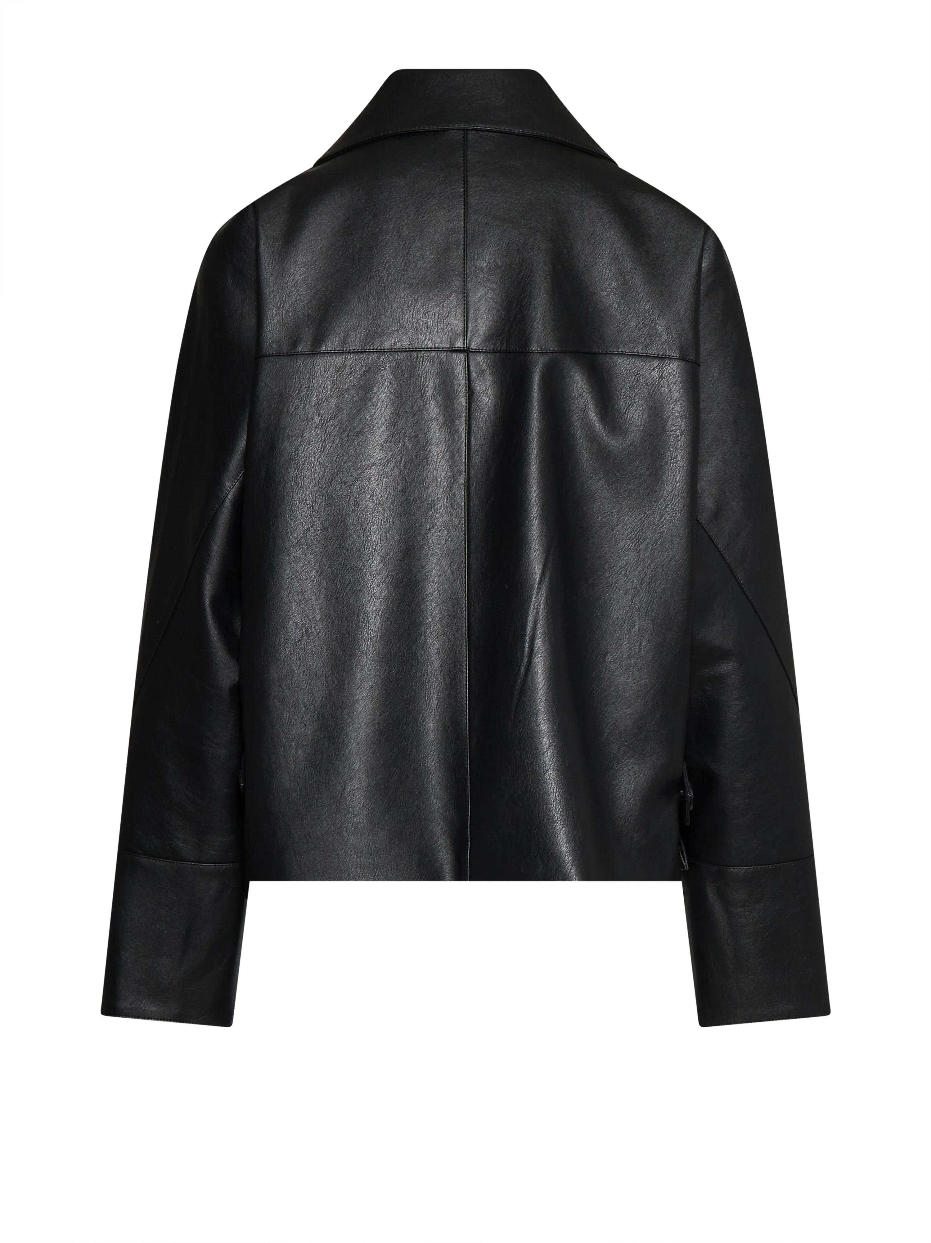 Short jacket with an essential design