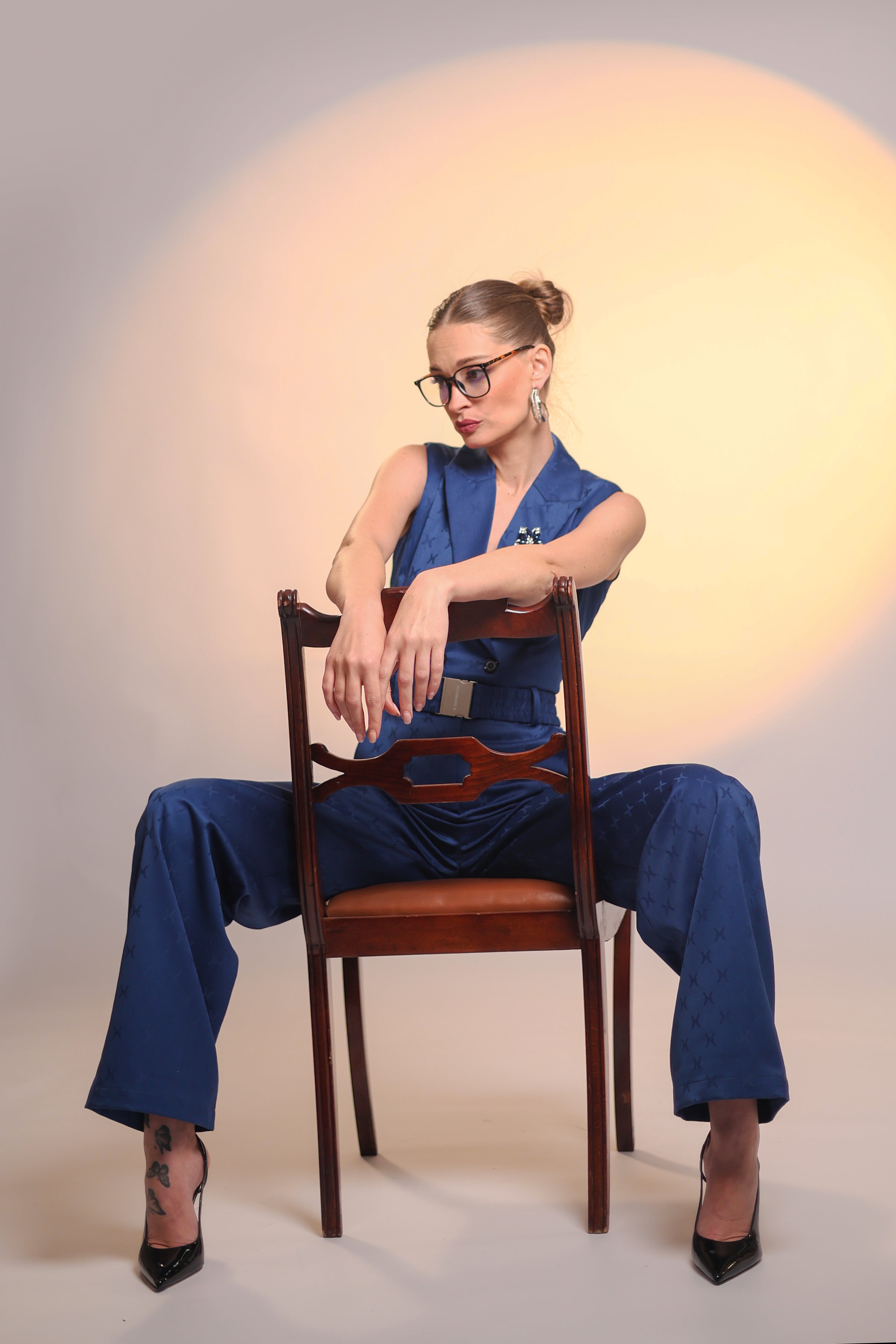 Midnight Tailored Jumpsuit