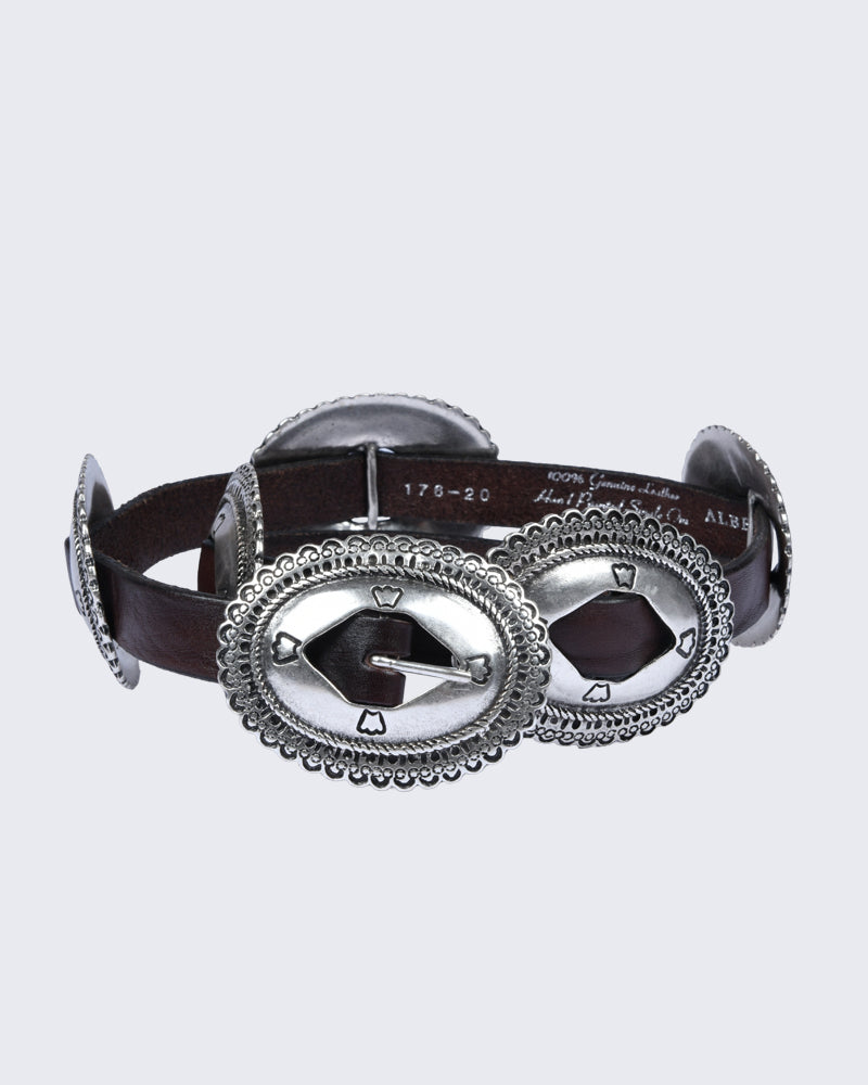 Double-Buckle Ornate Belt