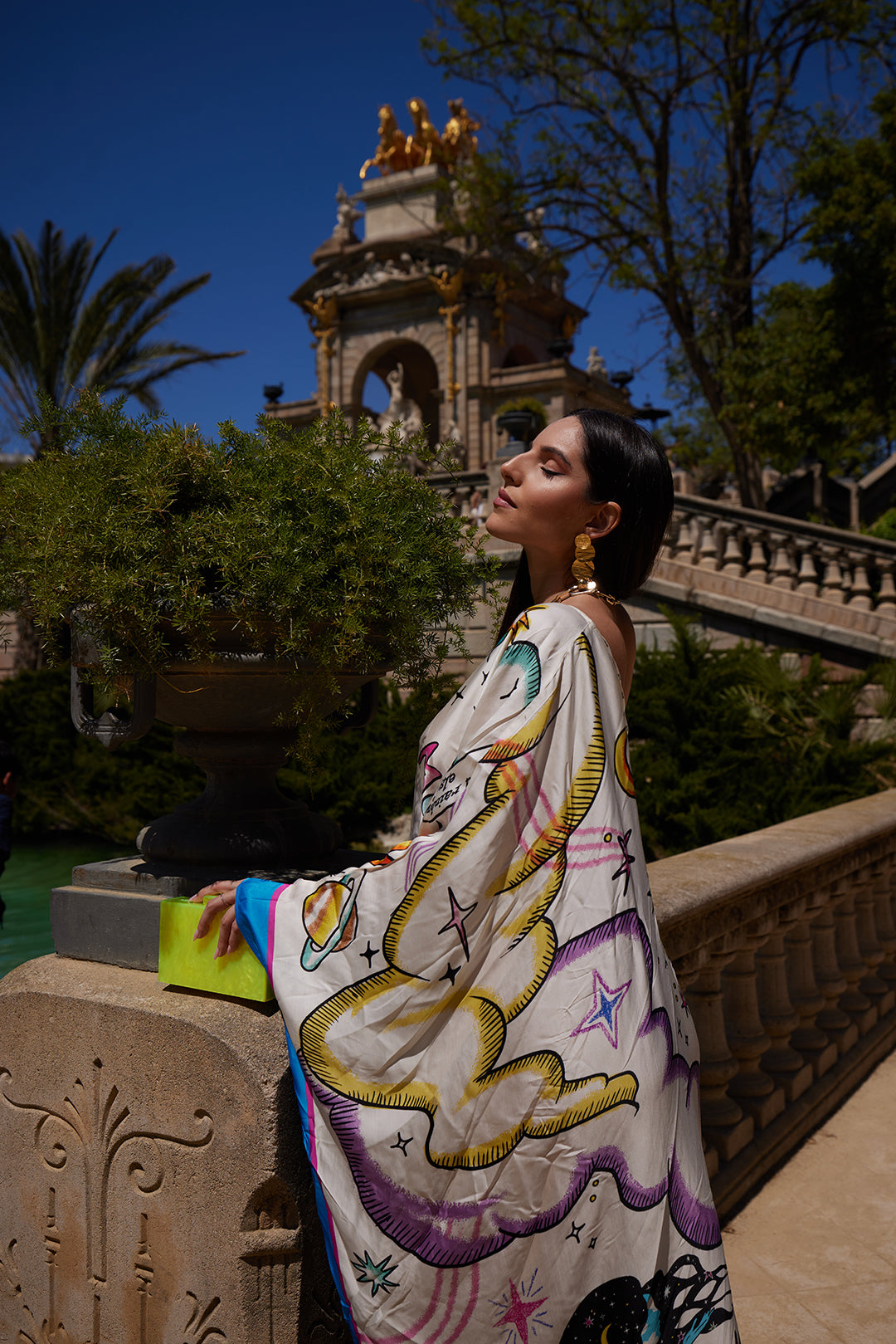 Chic Draped Maxi Dress
