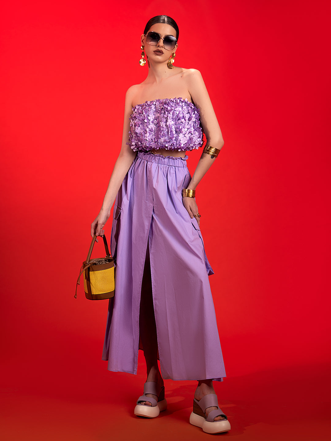 Midnight Sparkle Sequined Bustier