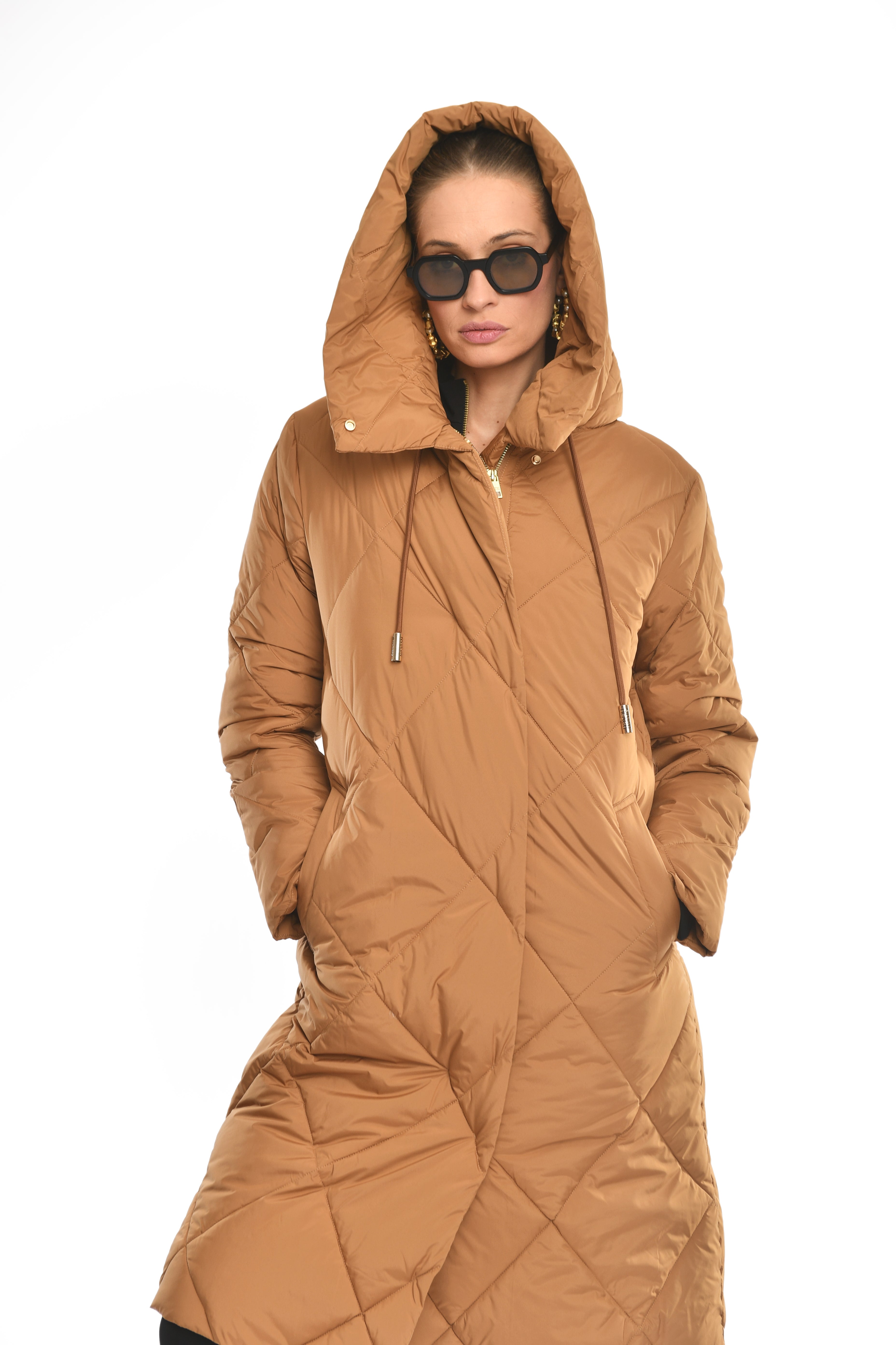 Hooded Quilted Coat