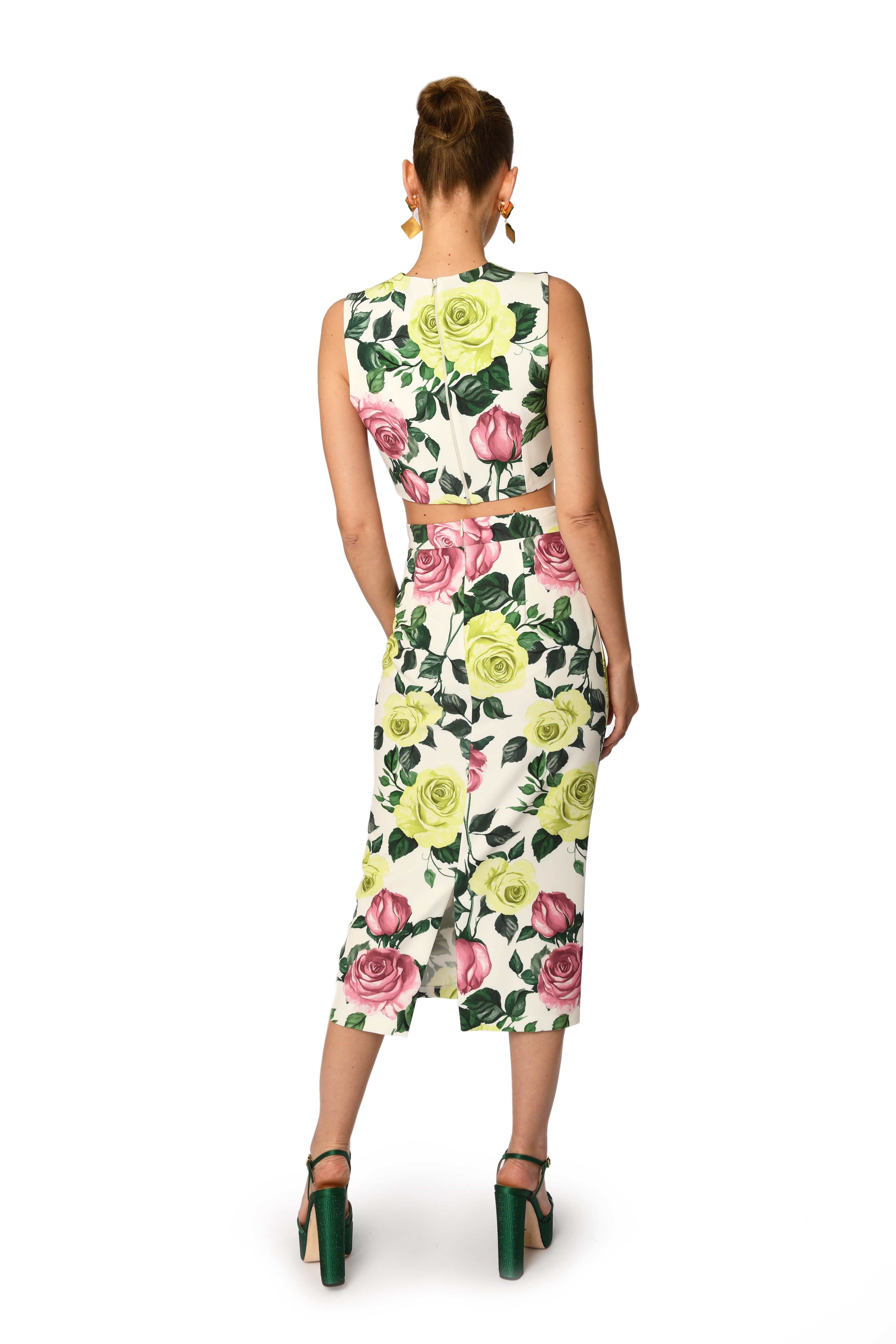 Jardin Floral Crop Top