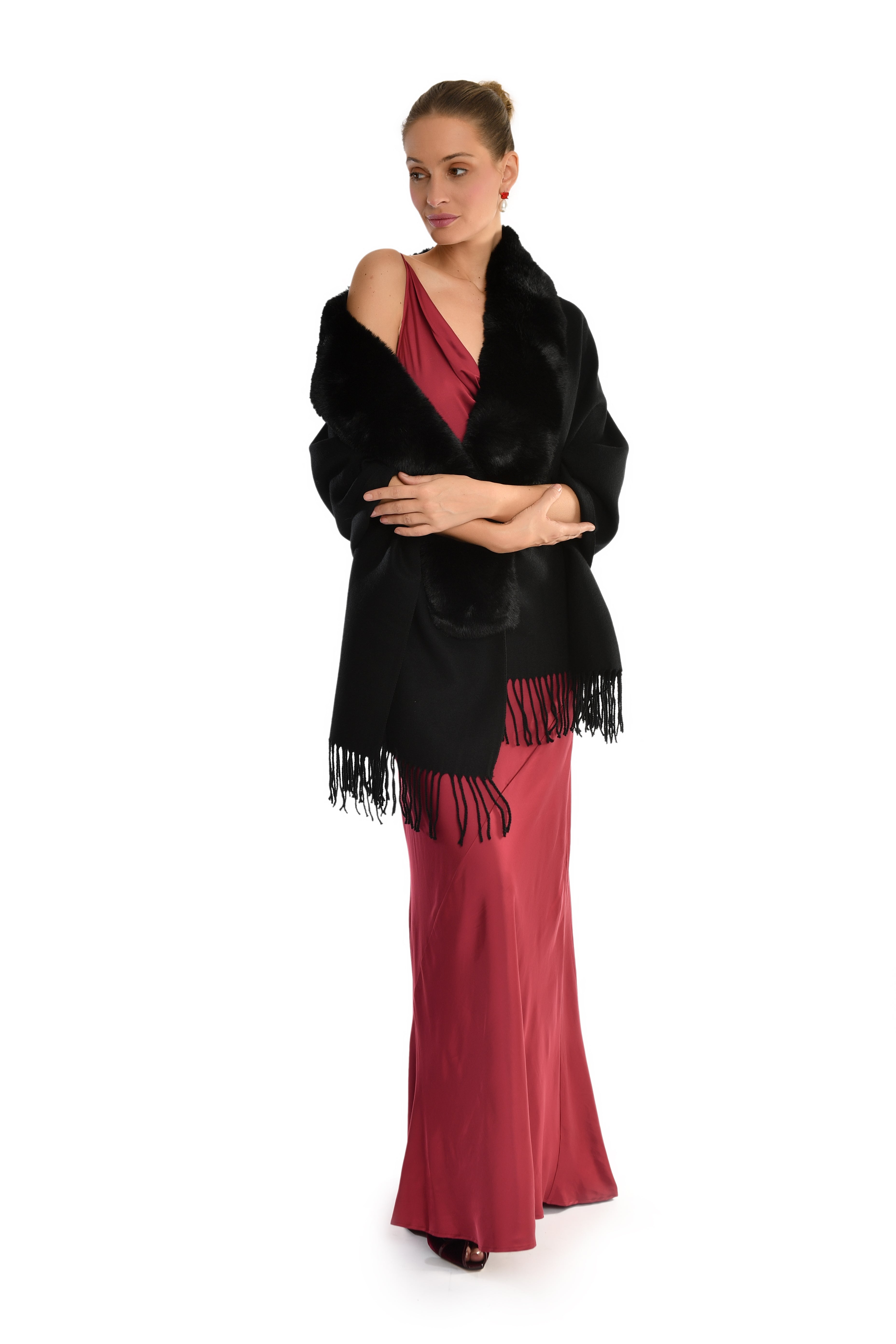 Fringe-Draped Scarf