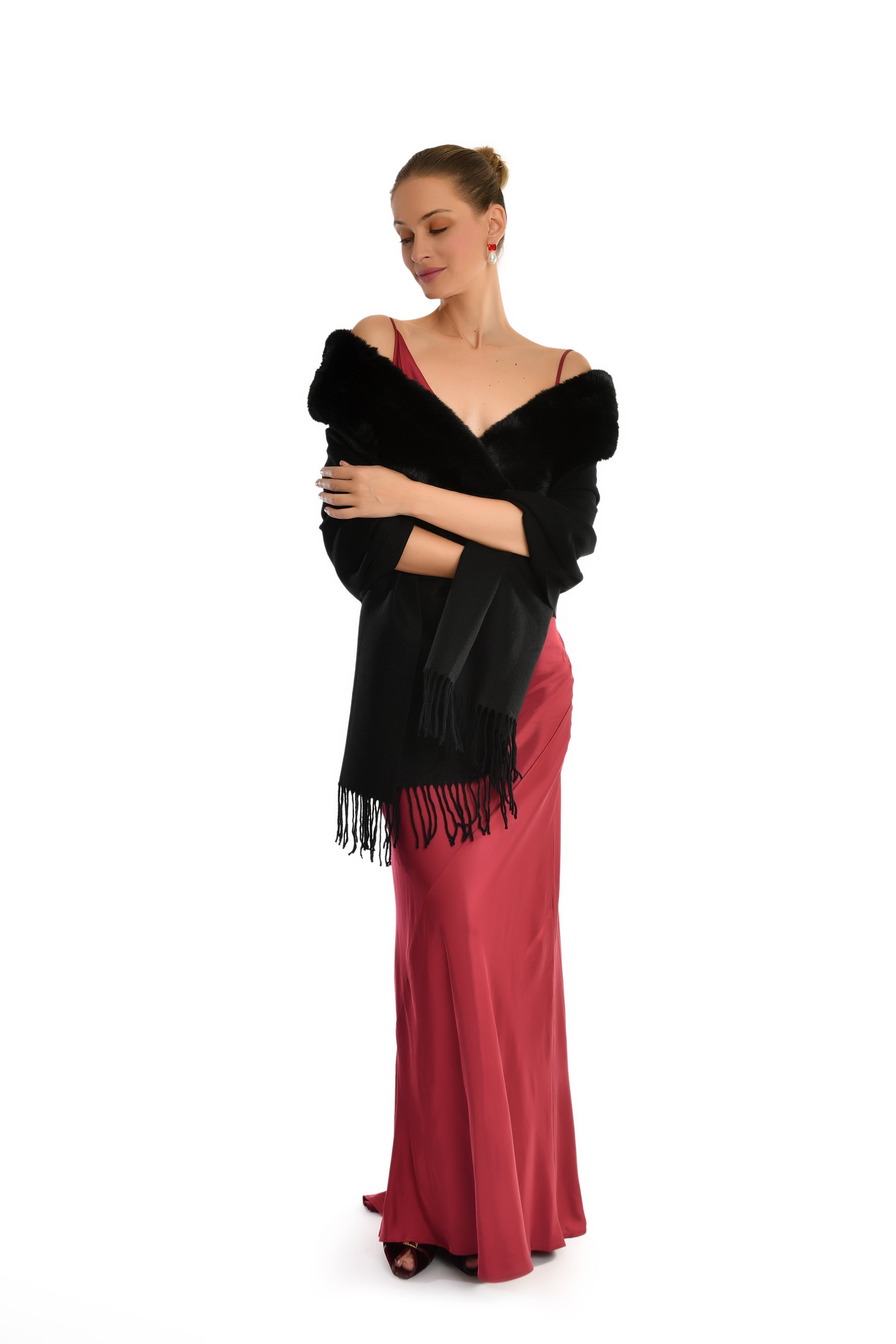 Fringe-Draped Scarf