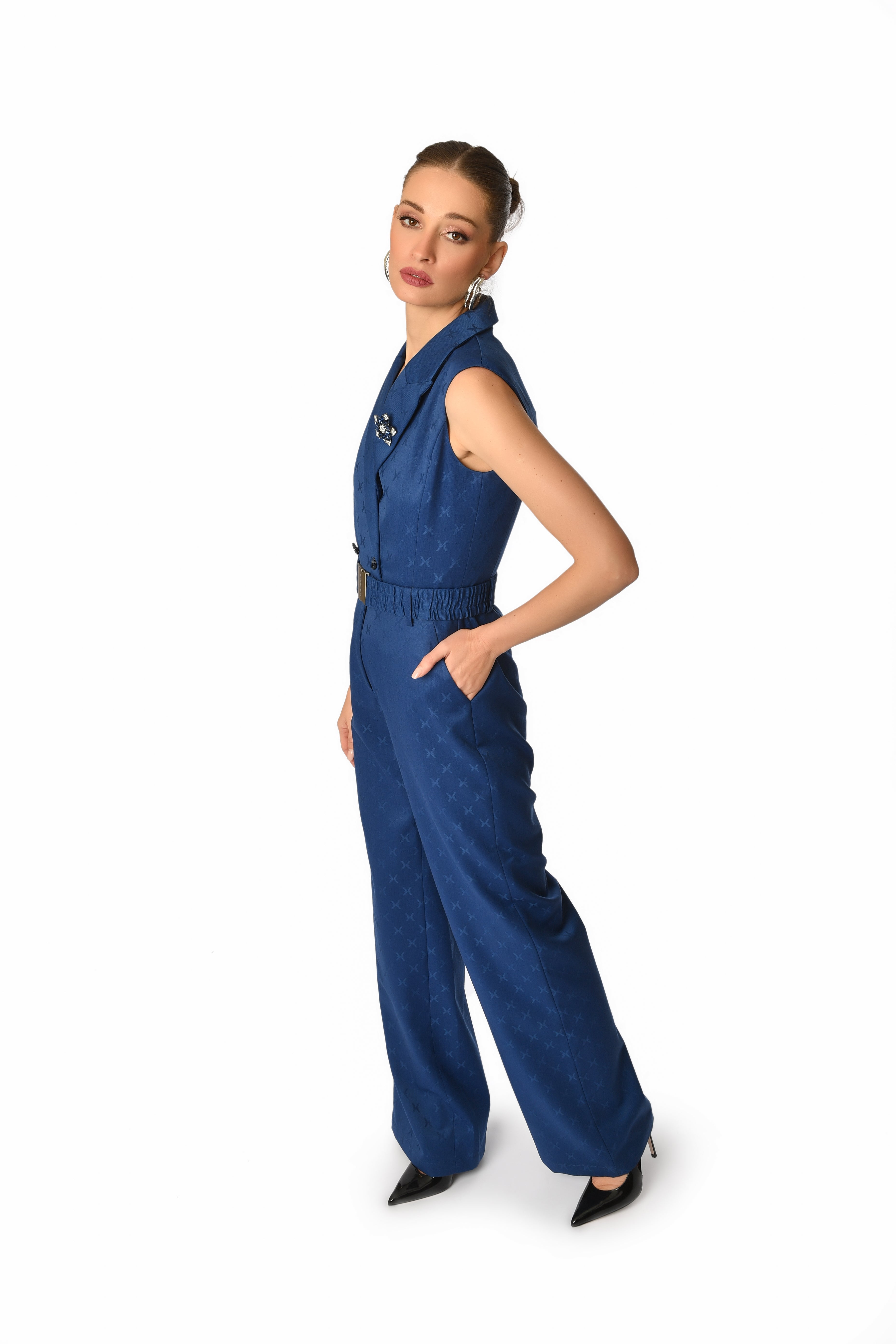 Midnight Tailored Jumpsuit