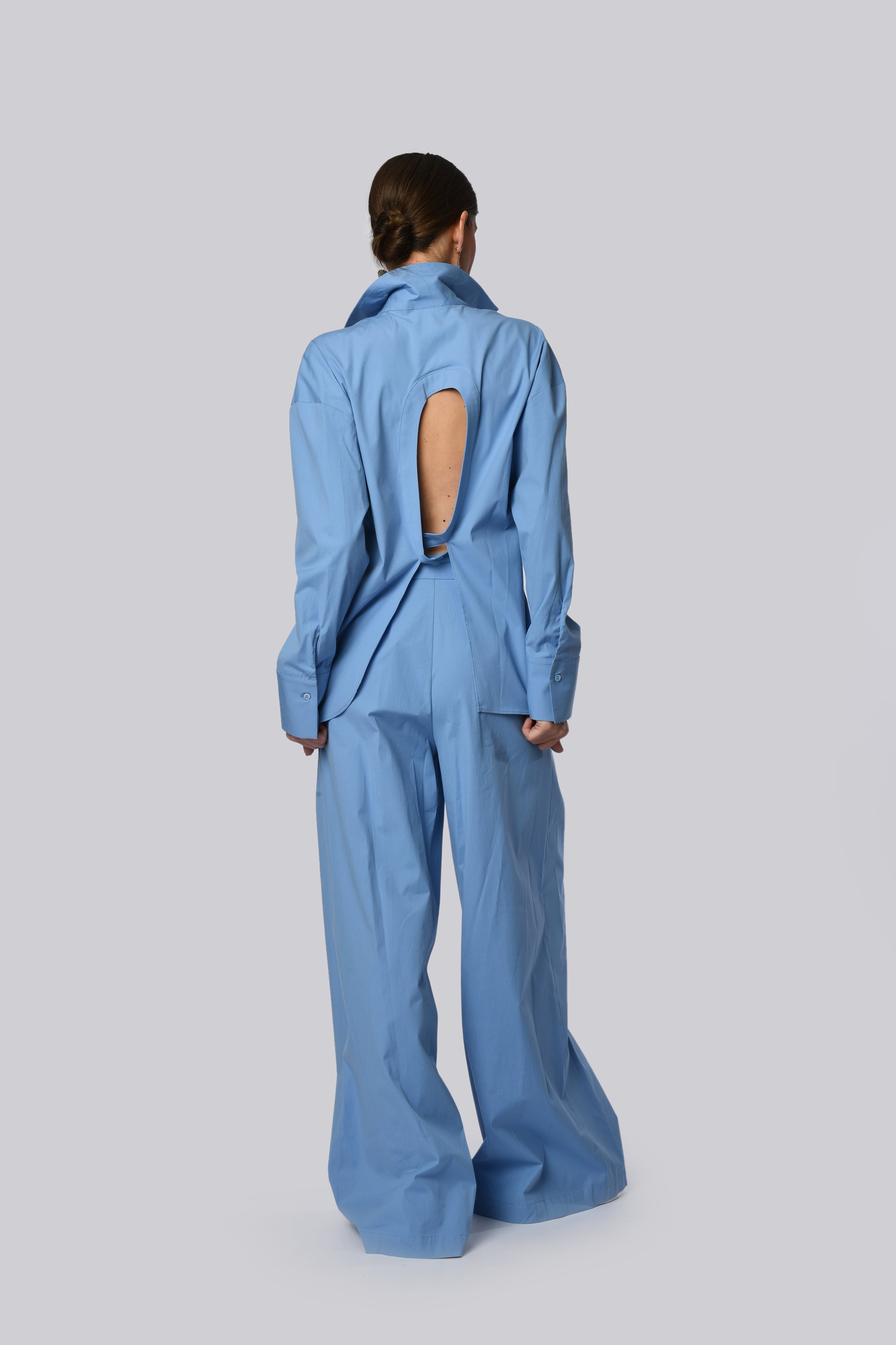 Comfy High-Waisted Wide-Leg Trousers