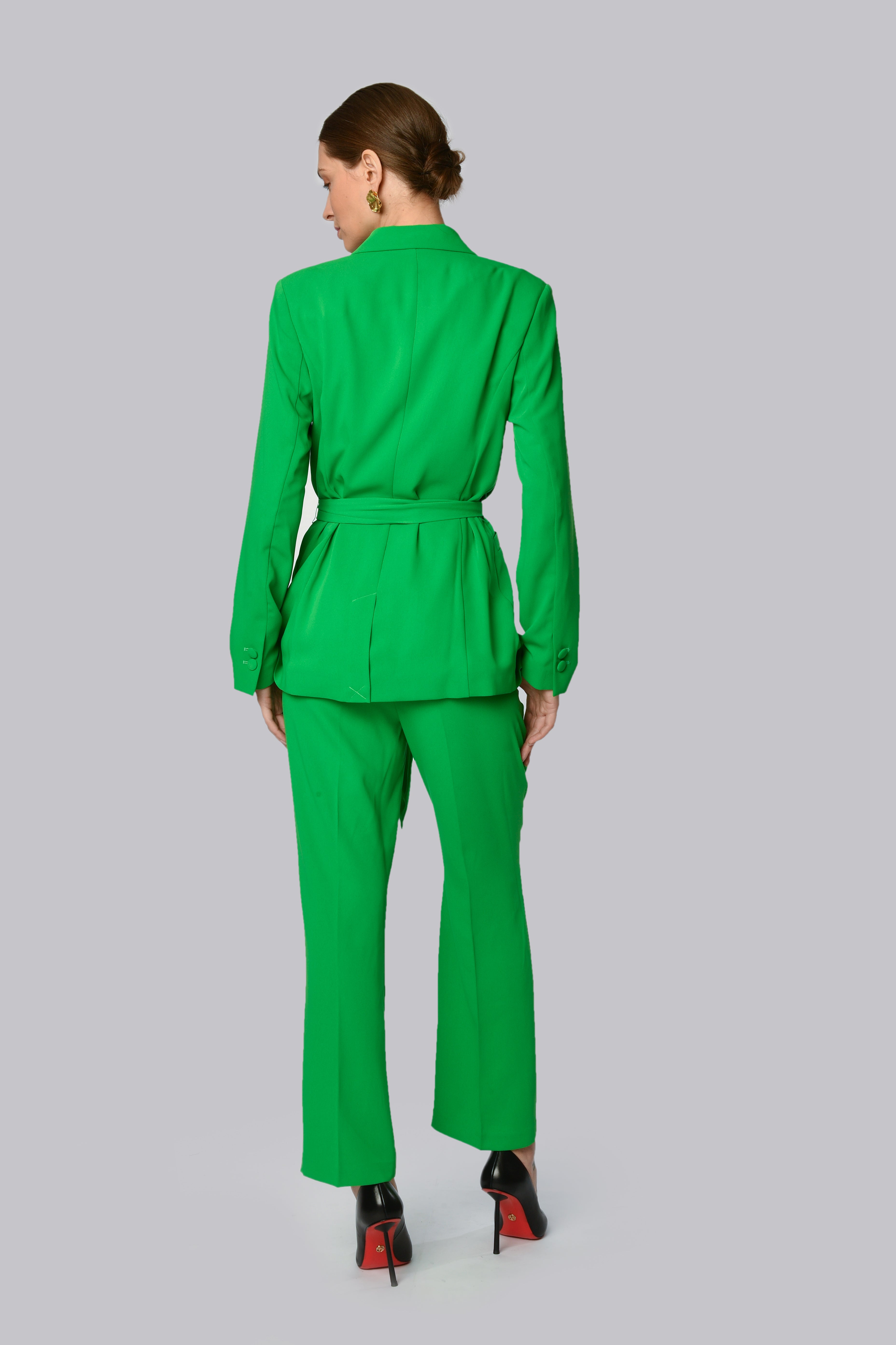 High-Waisted Tailored Trousers
