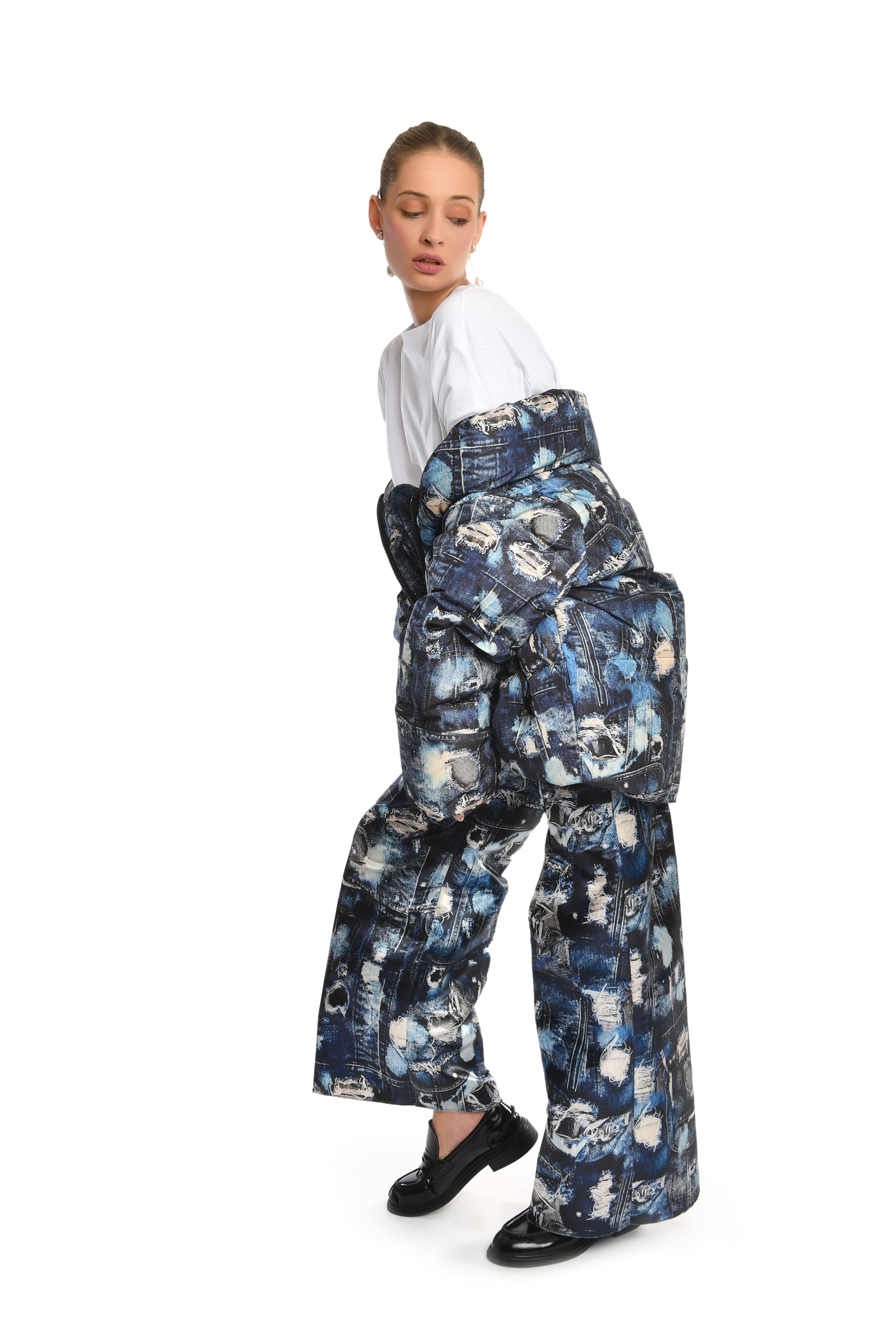 Abstract Pattern Trousers
