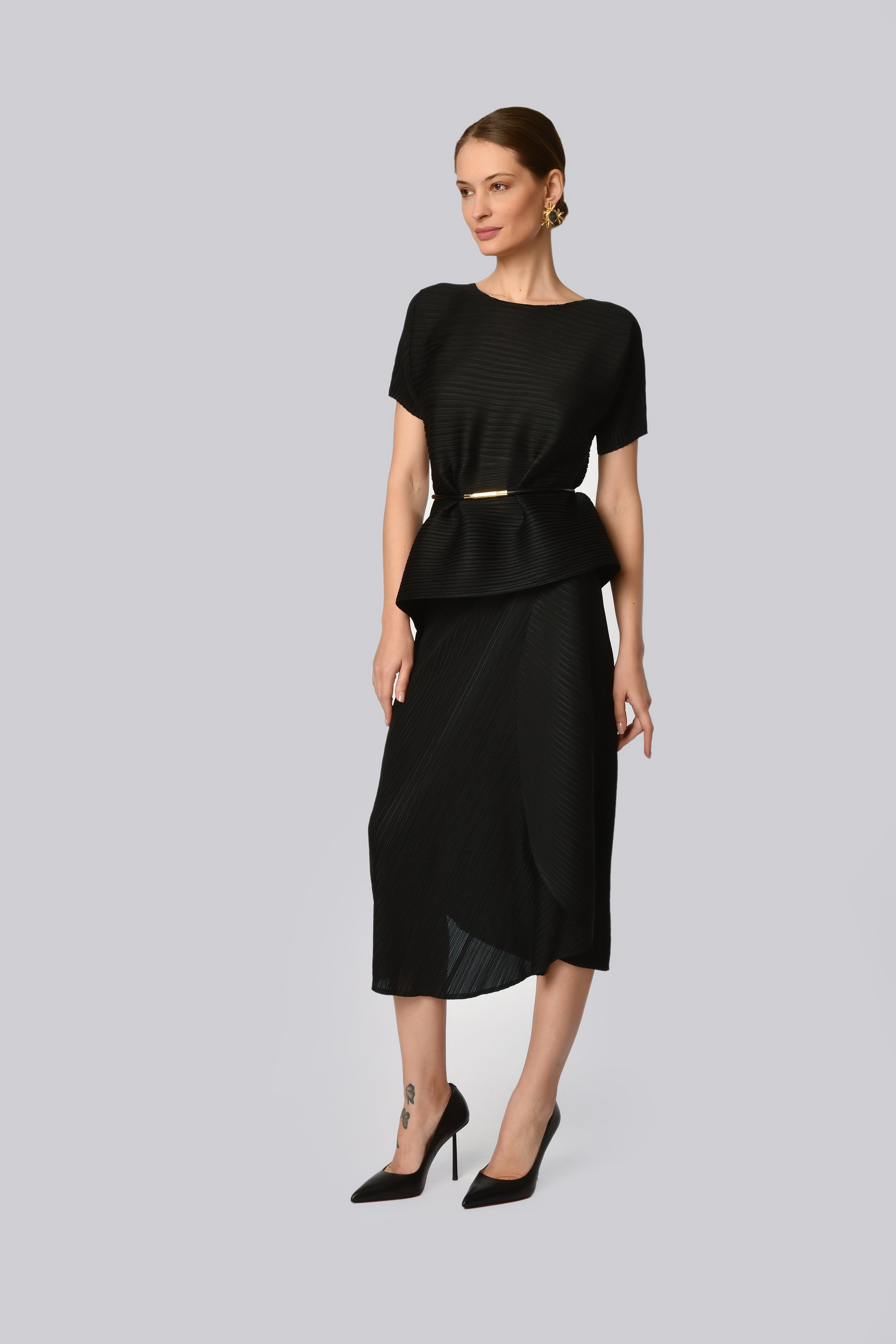 Black Midi Skirt