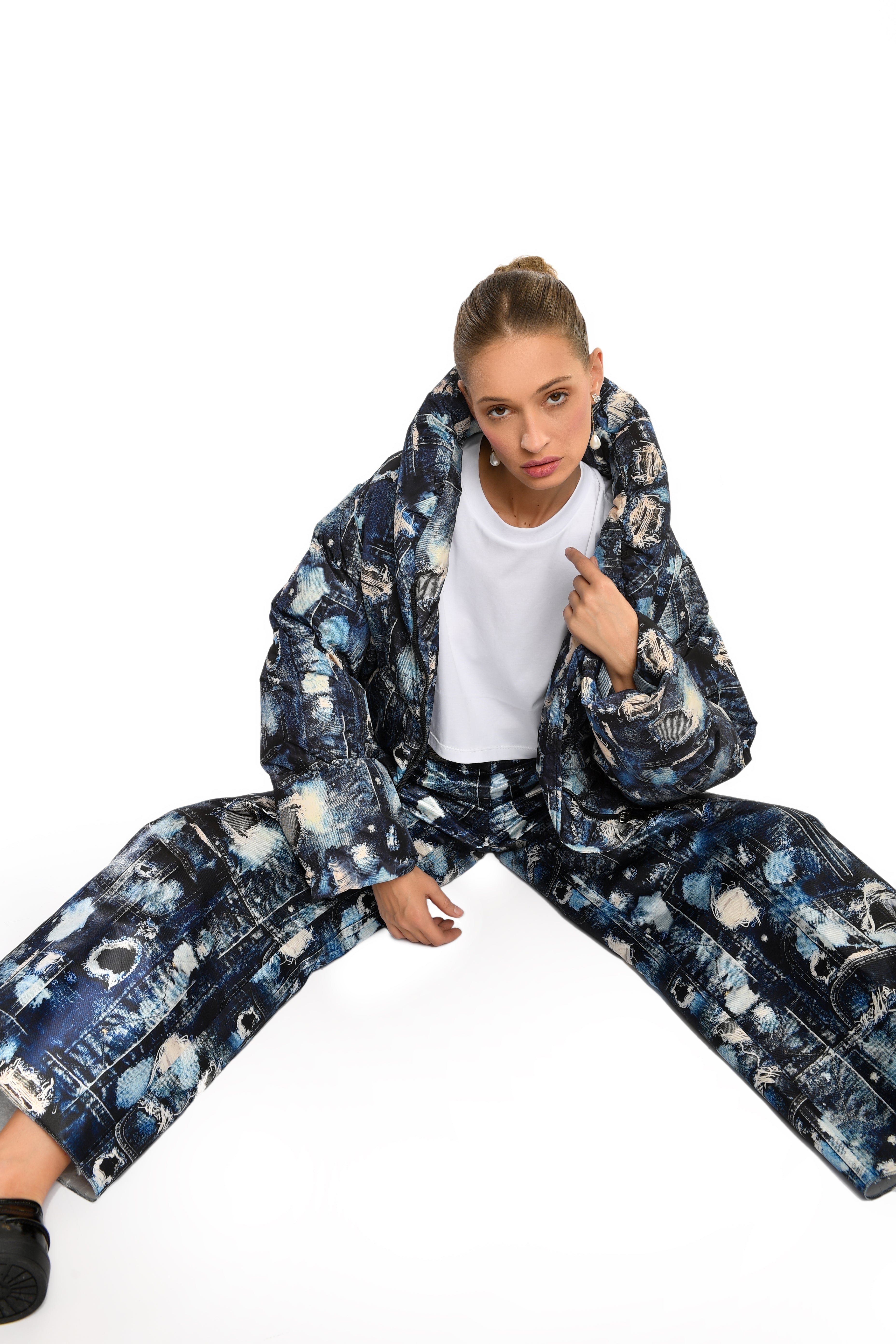 Abstract Pattern Trousers