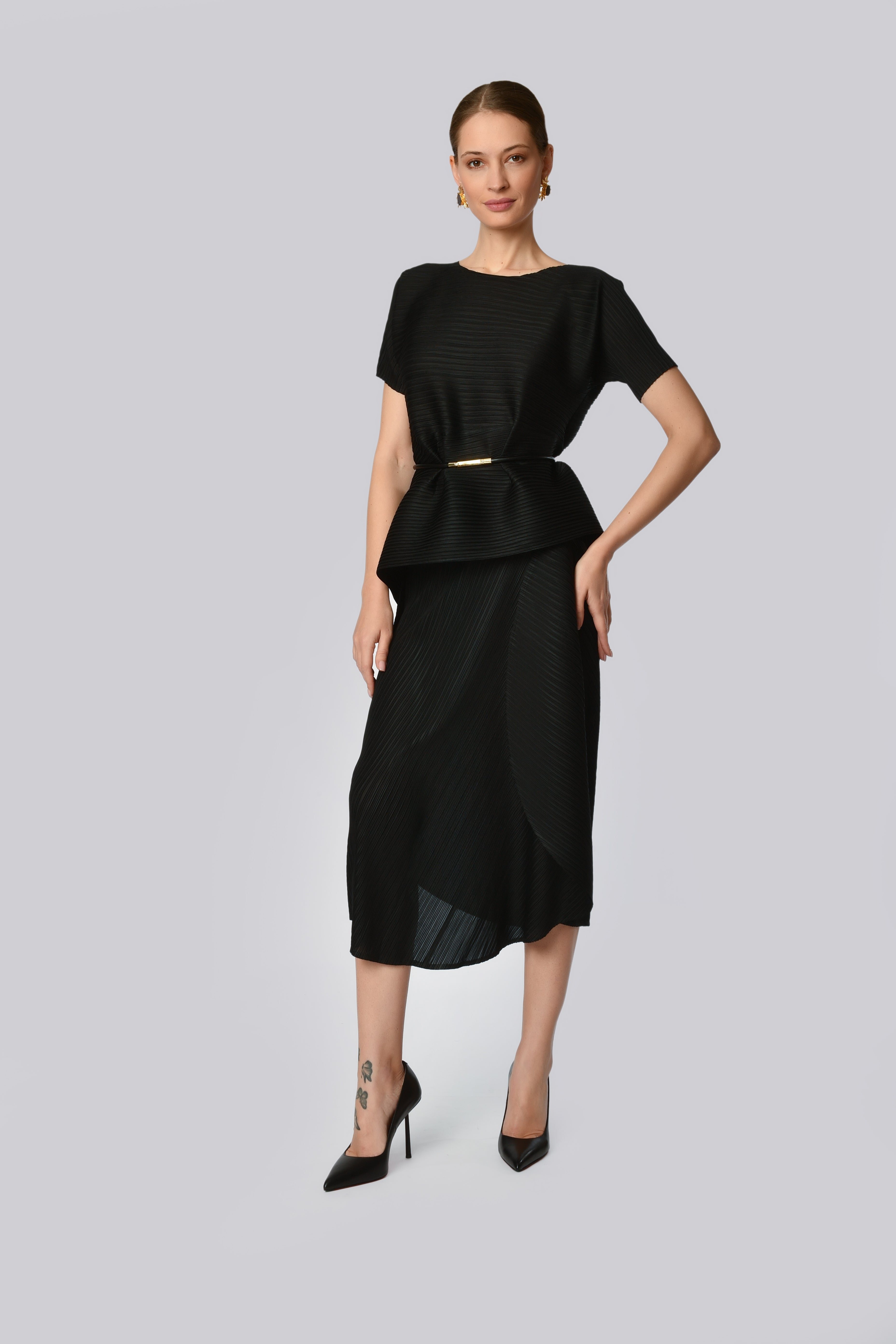 Black Midi Skirt