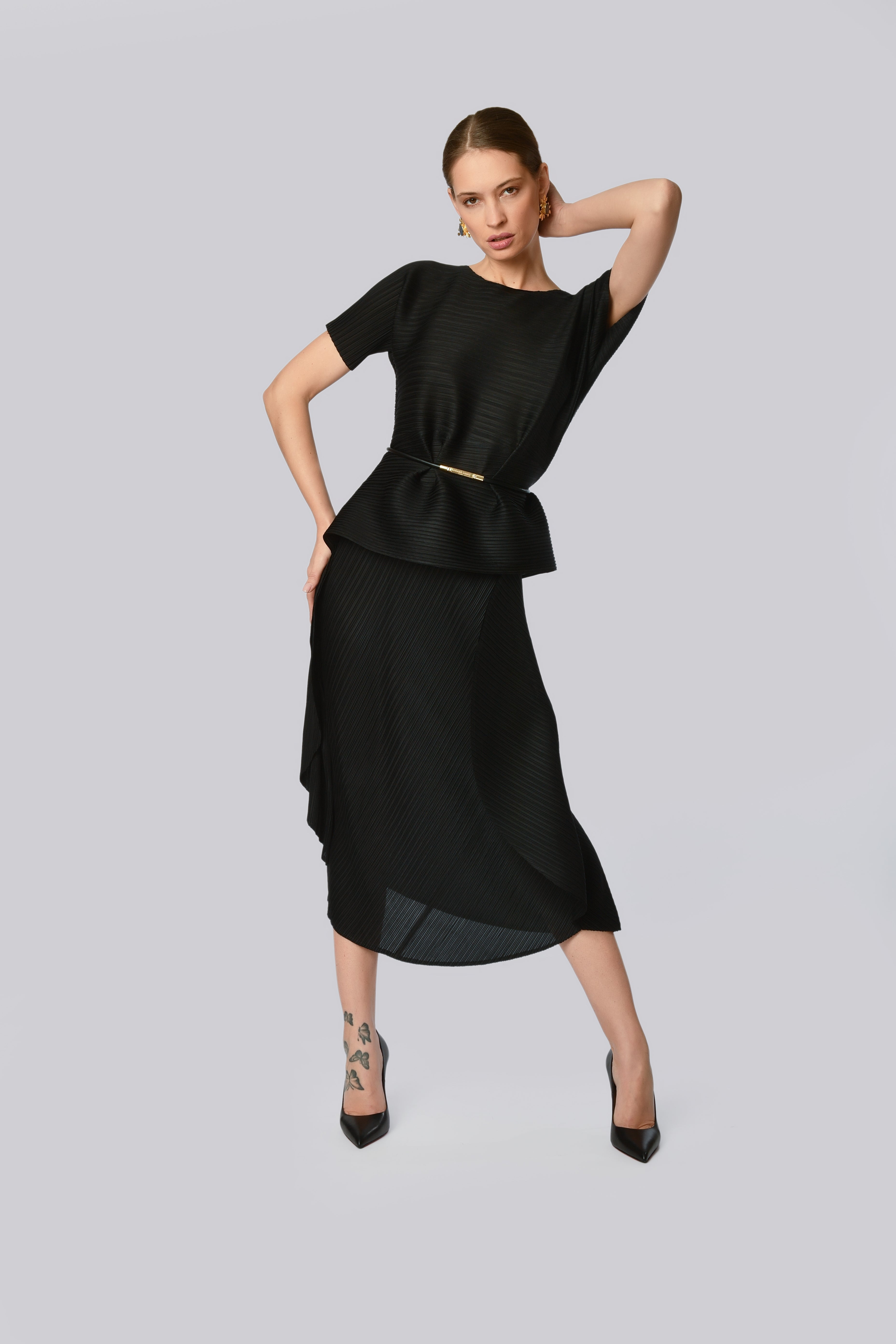 Black Midi Skirt