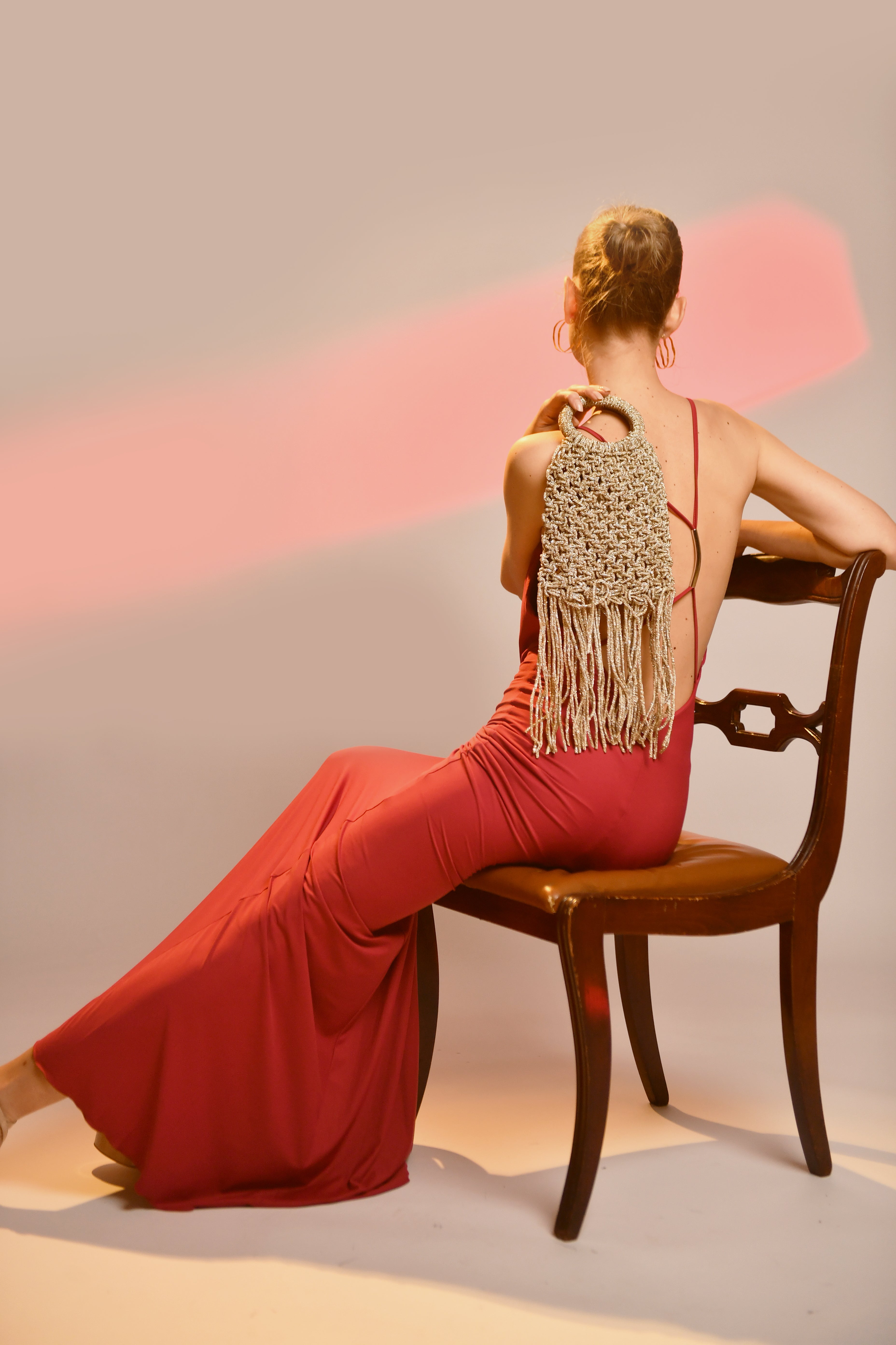 Sunset Drape Gown