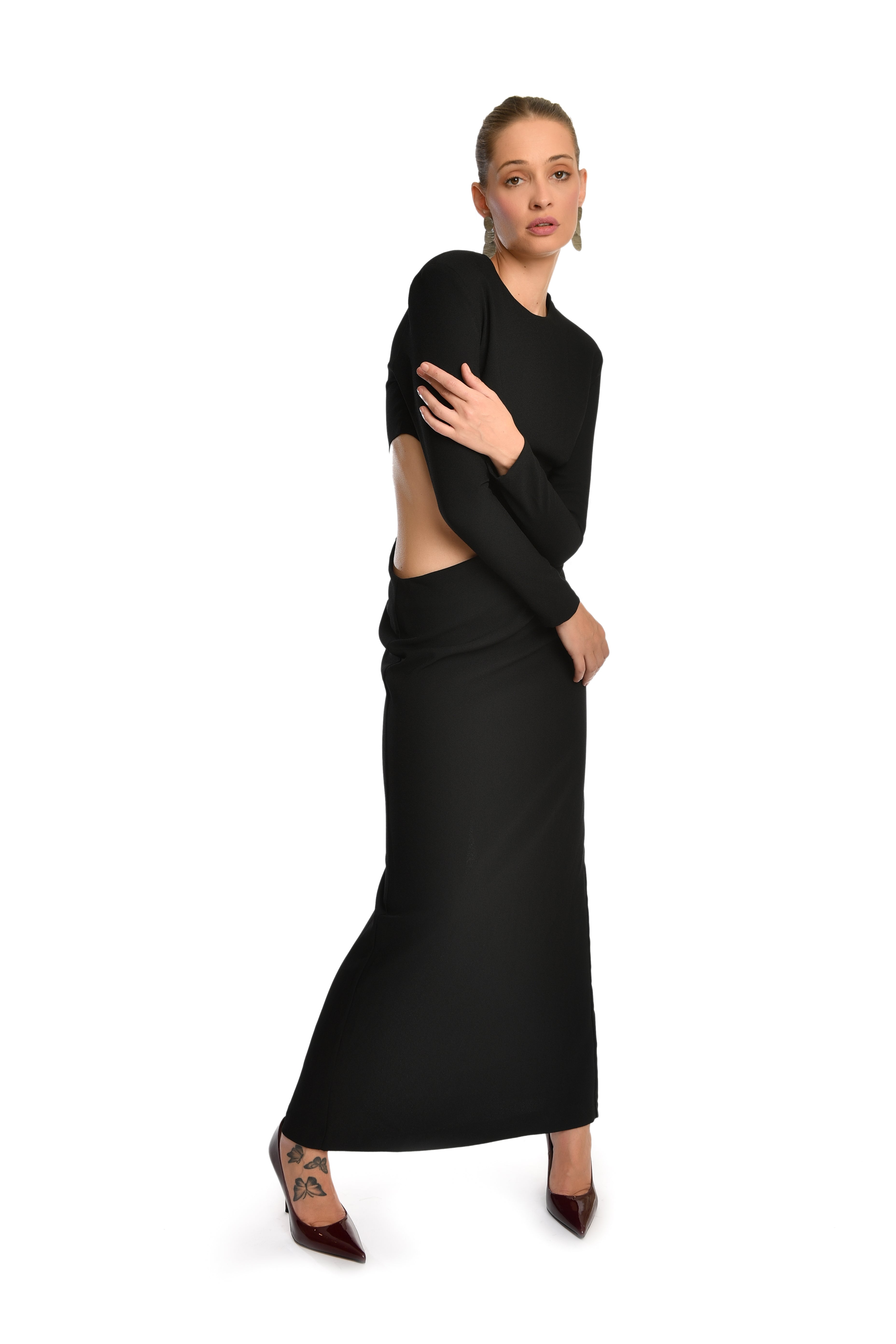 Midsection Cutout Dress