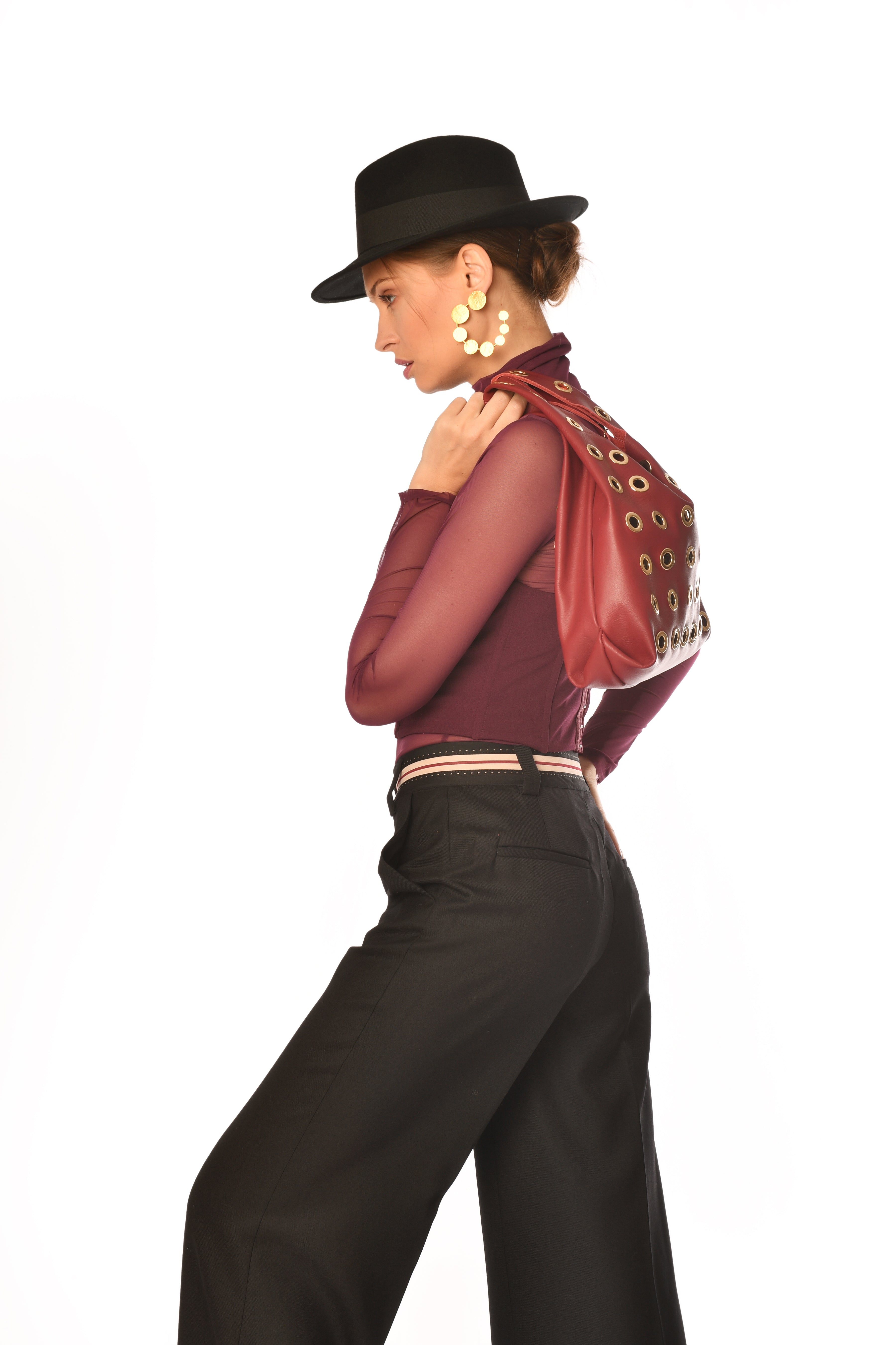 Black Wide-Leg Trousers