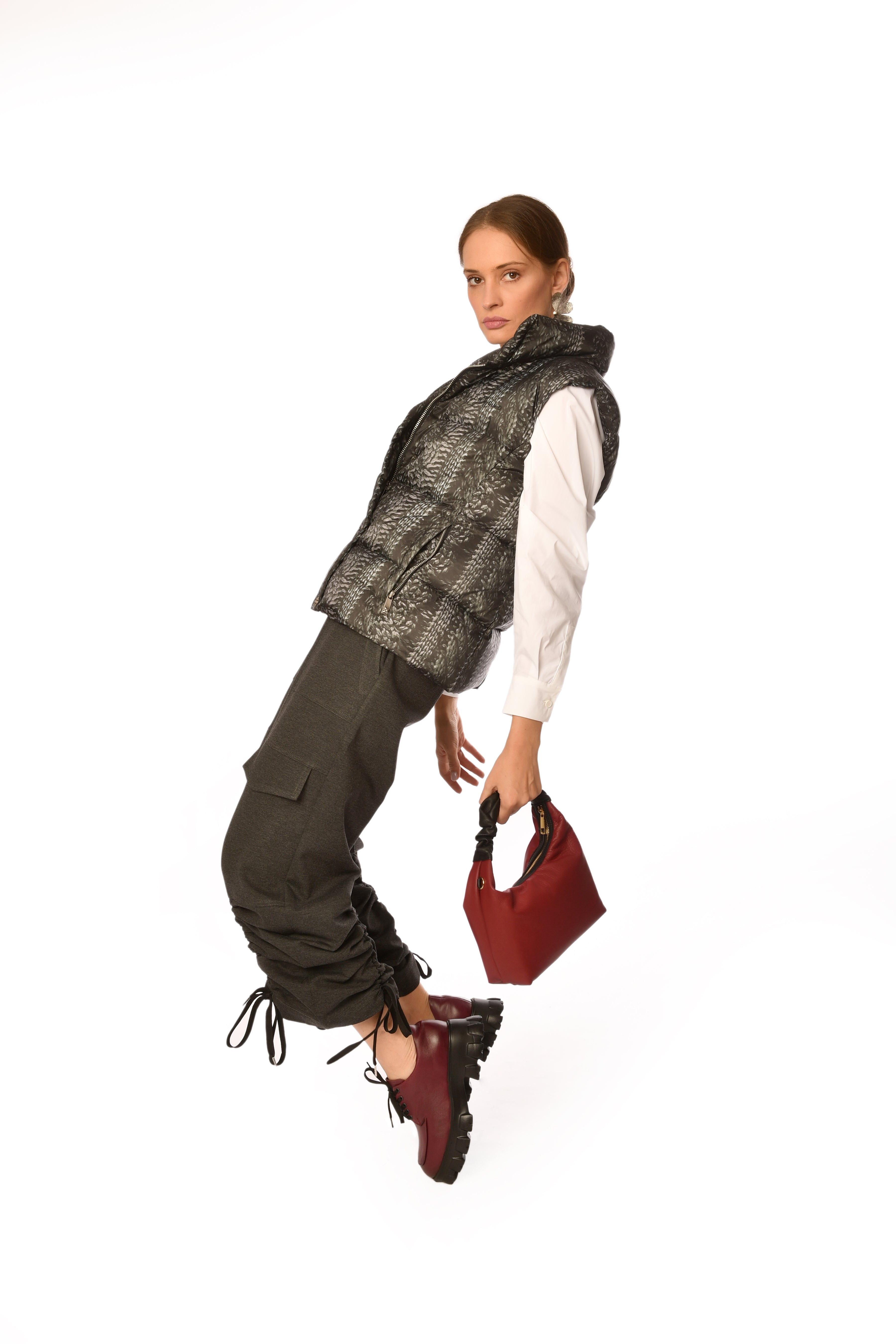Comfy Dark Grey Drawstring Trousers