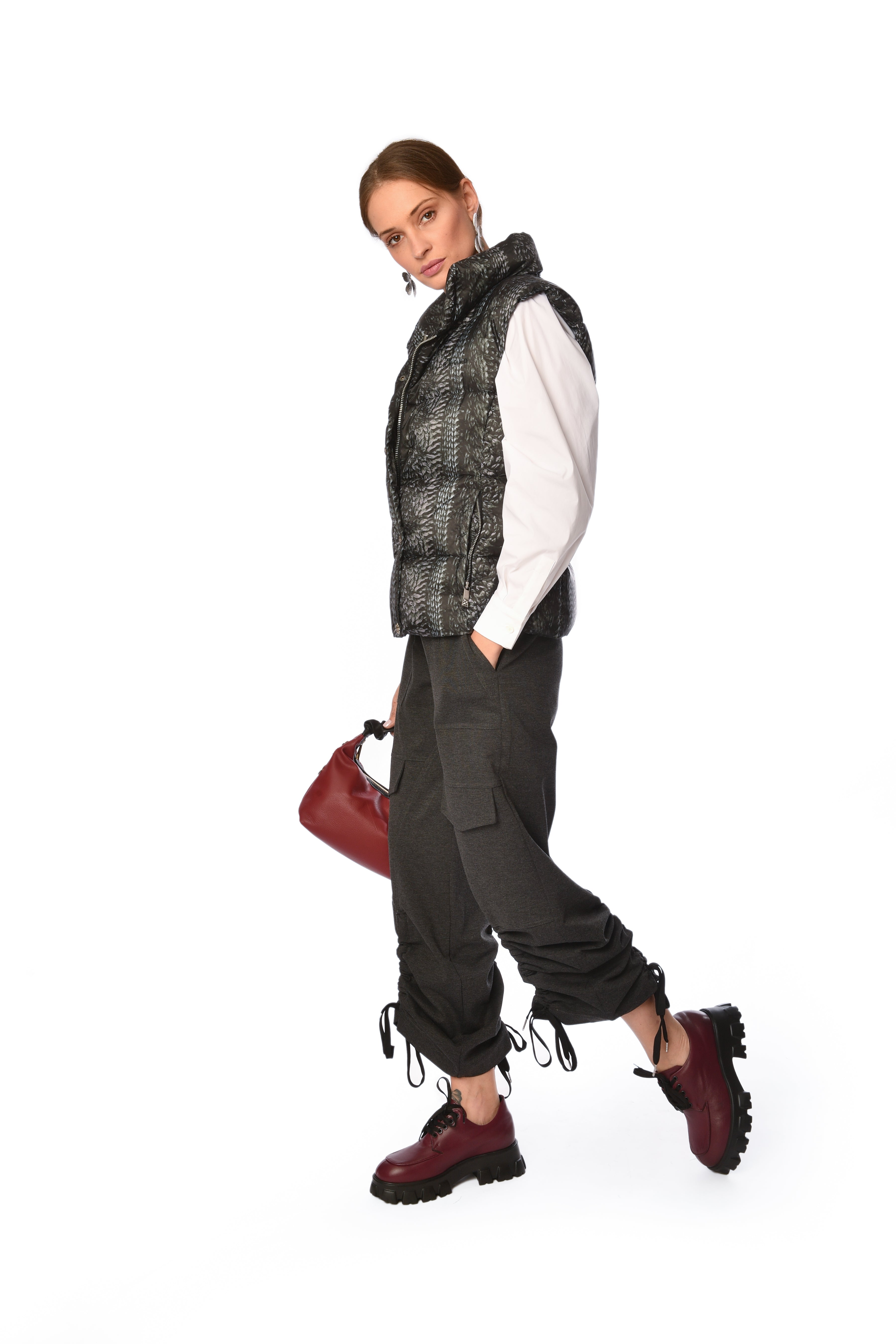 Comfy Dark Grey Drawstring Trousers