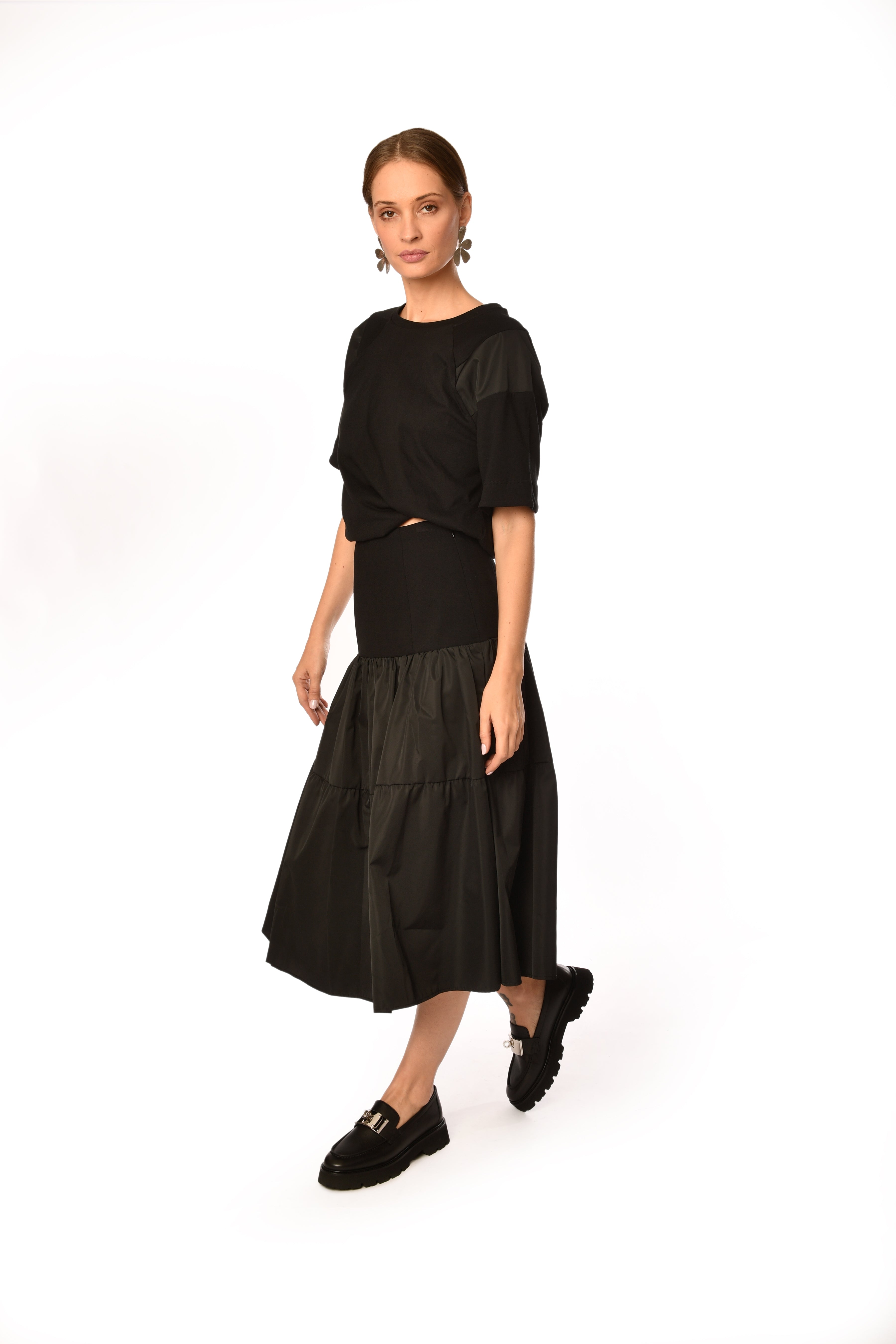 High- Waisted Voluminous Skirt