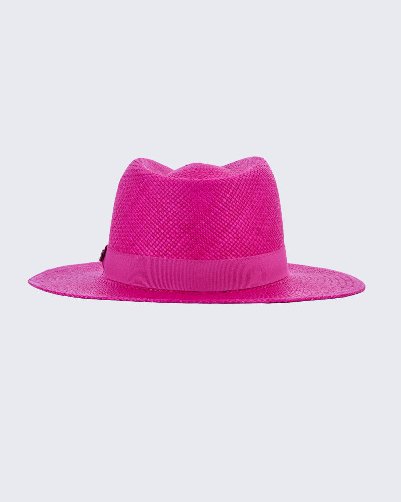Textured Wide-Brim Hat