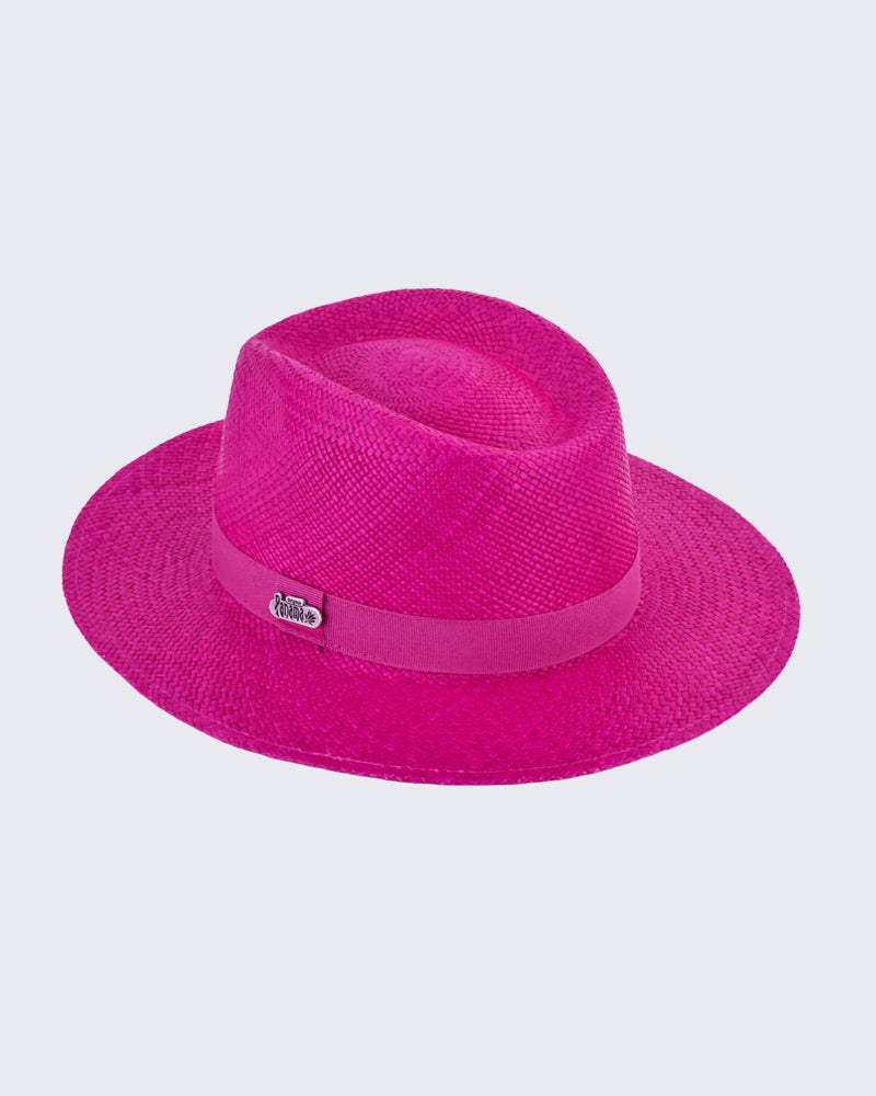 Textured Wide-Brim Hat