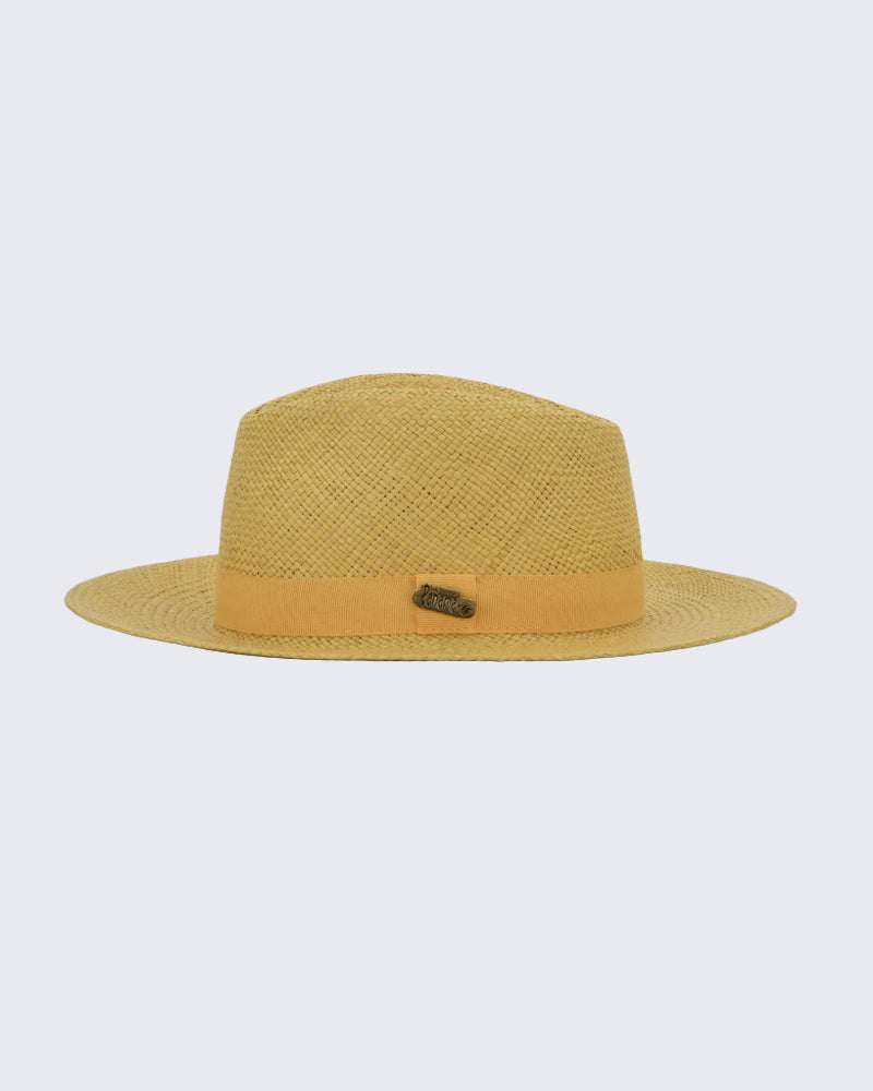 Textured Wide-Brim Hat
