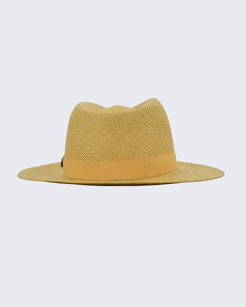 Textured Wide-Brim Hat