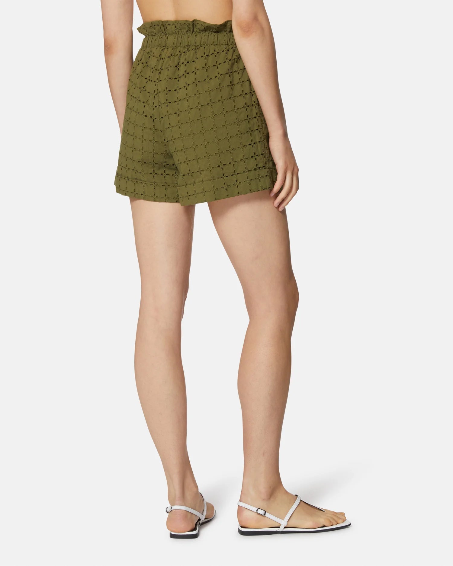 Frayed Hem Casual Denim Shorts