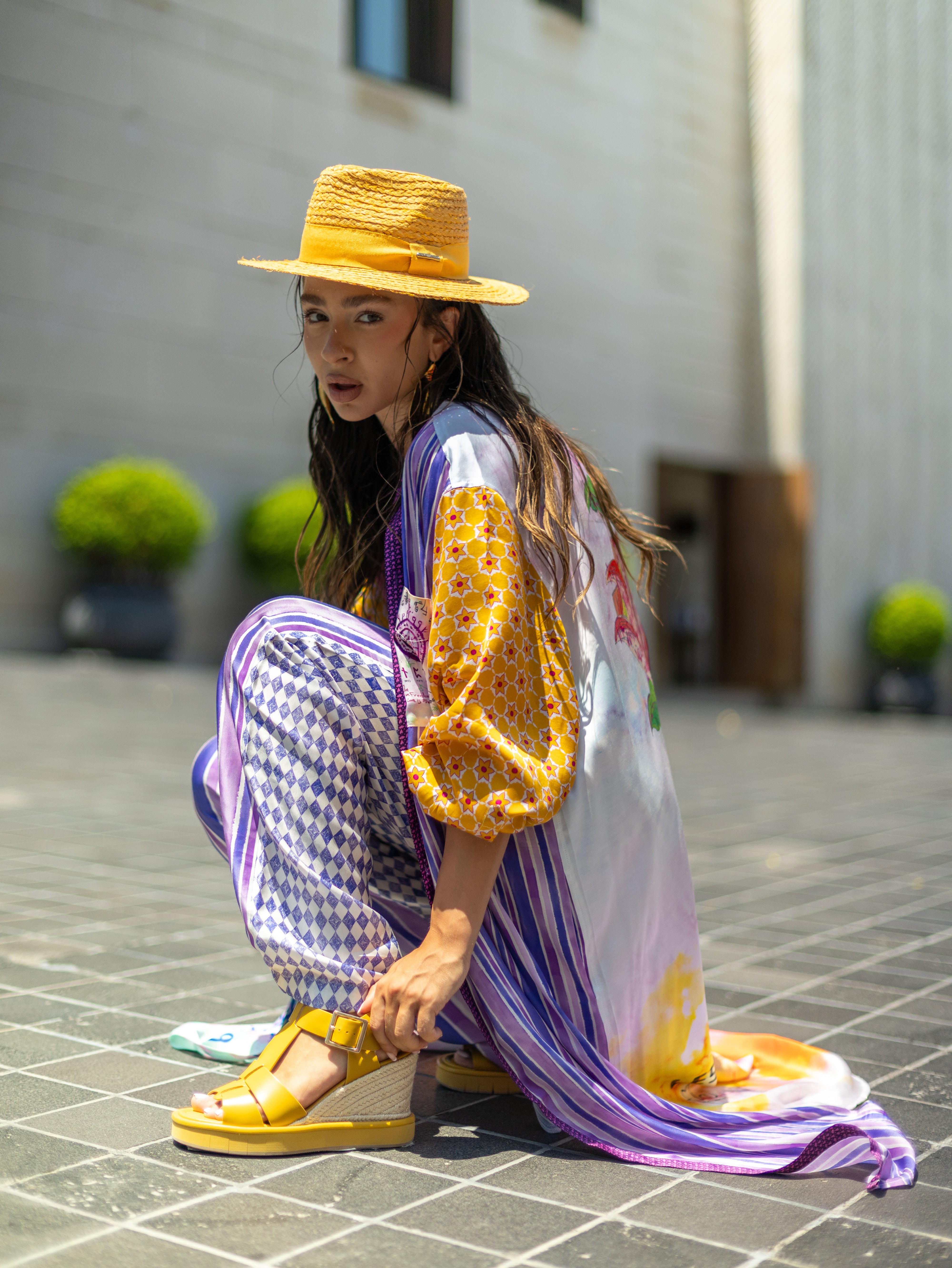 Sunset Breeze Printed Kimono