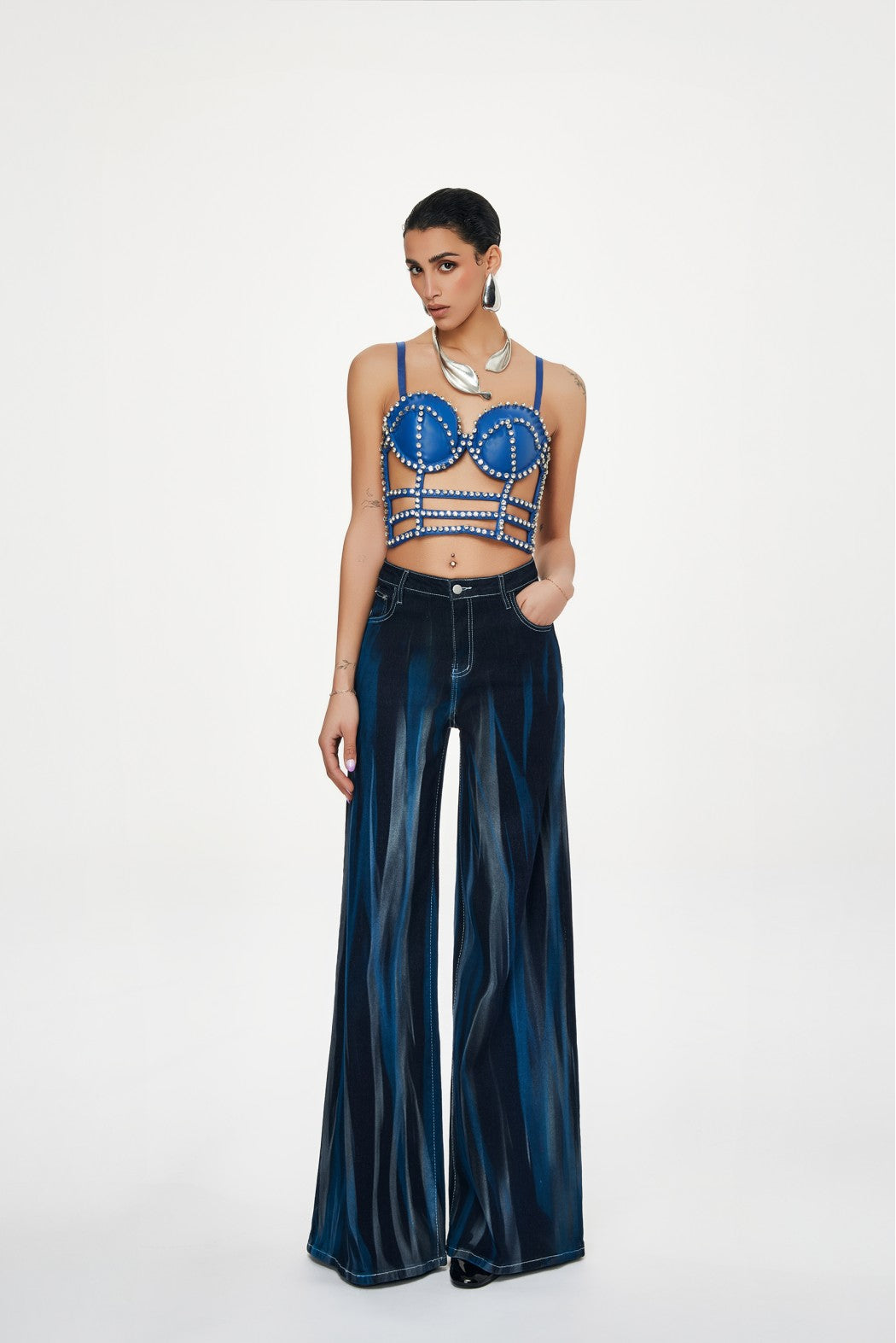 Midnight Mirage Denim Trousers