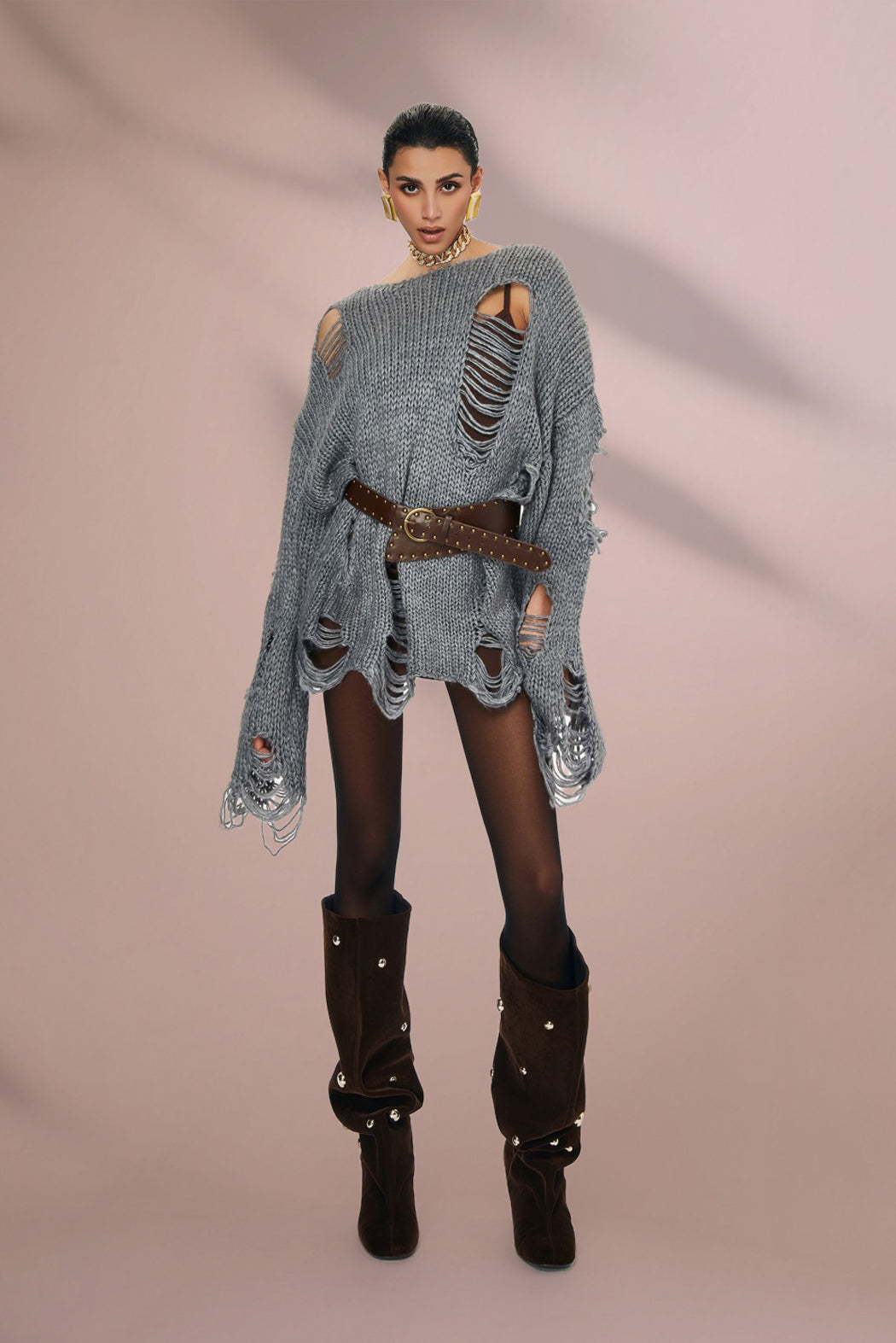 Ashrift Sculptural Knit Sweater