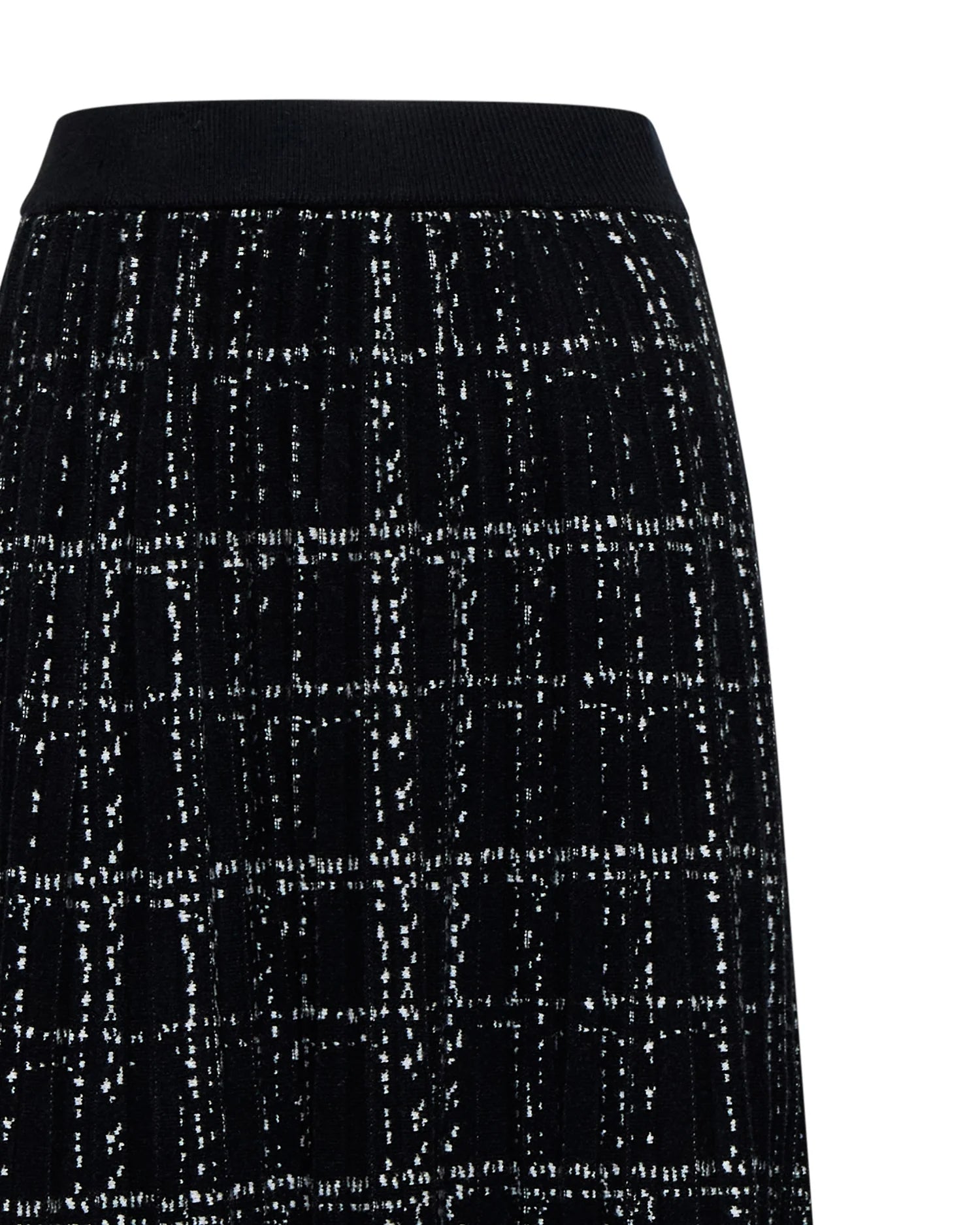Gridline Fringe Skirt