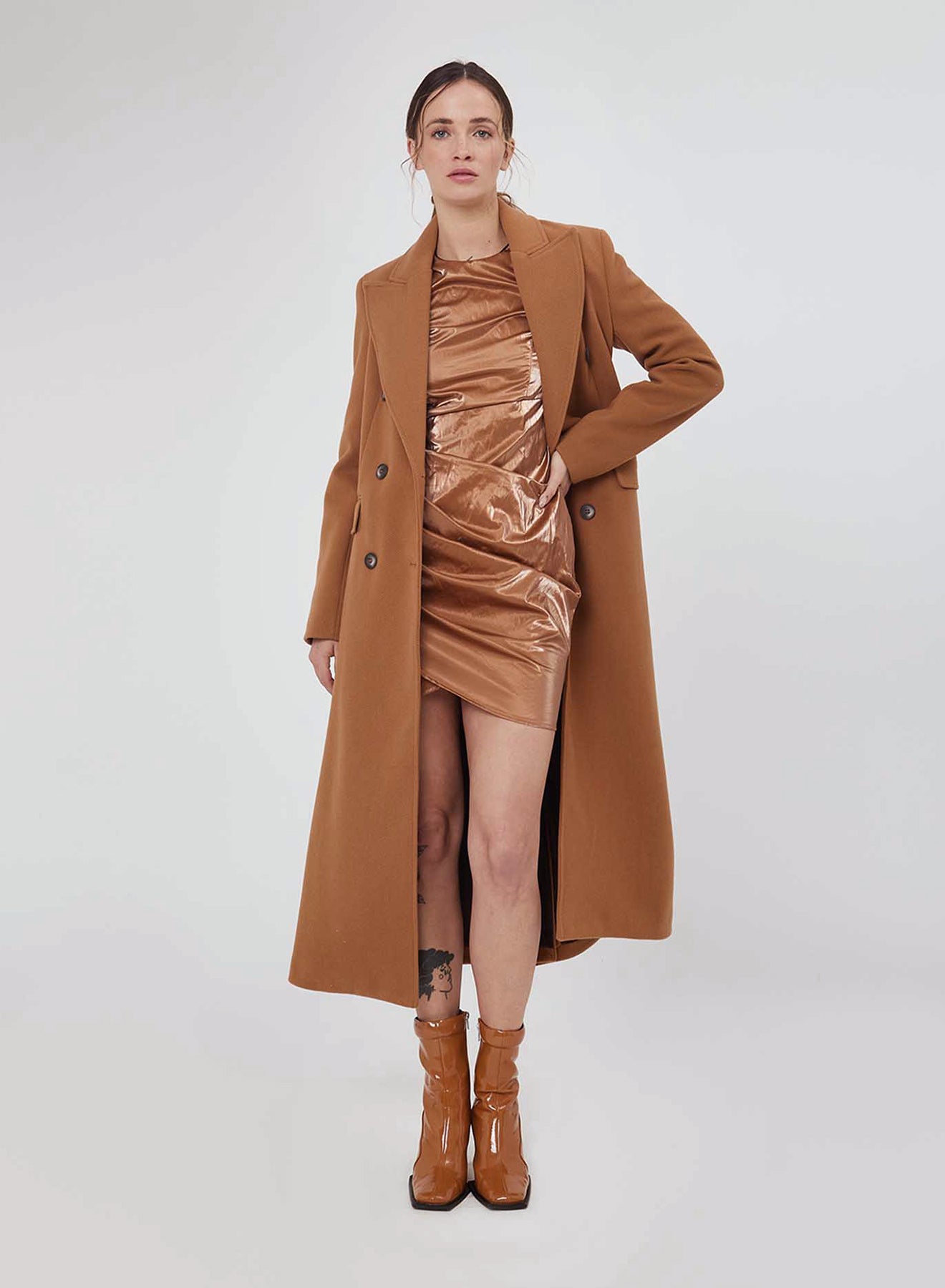 DOUBLE-BREASTED SLIM COAT SI/2180