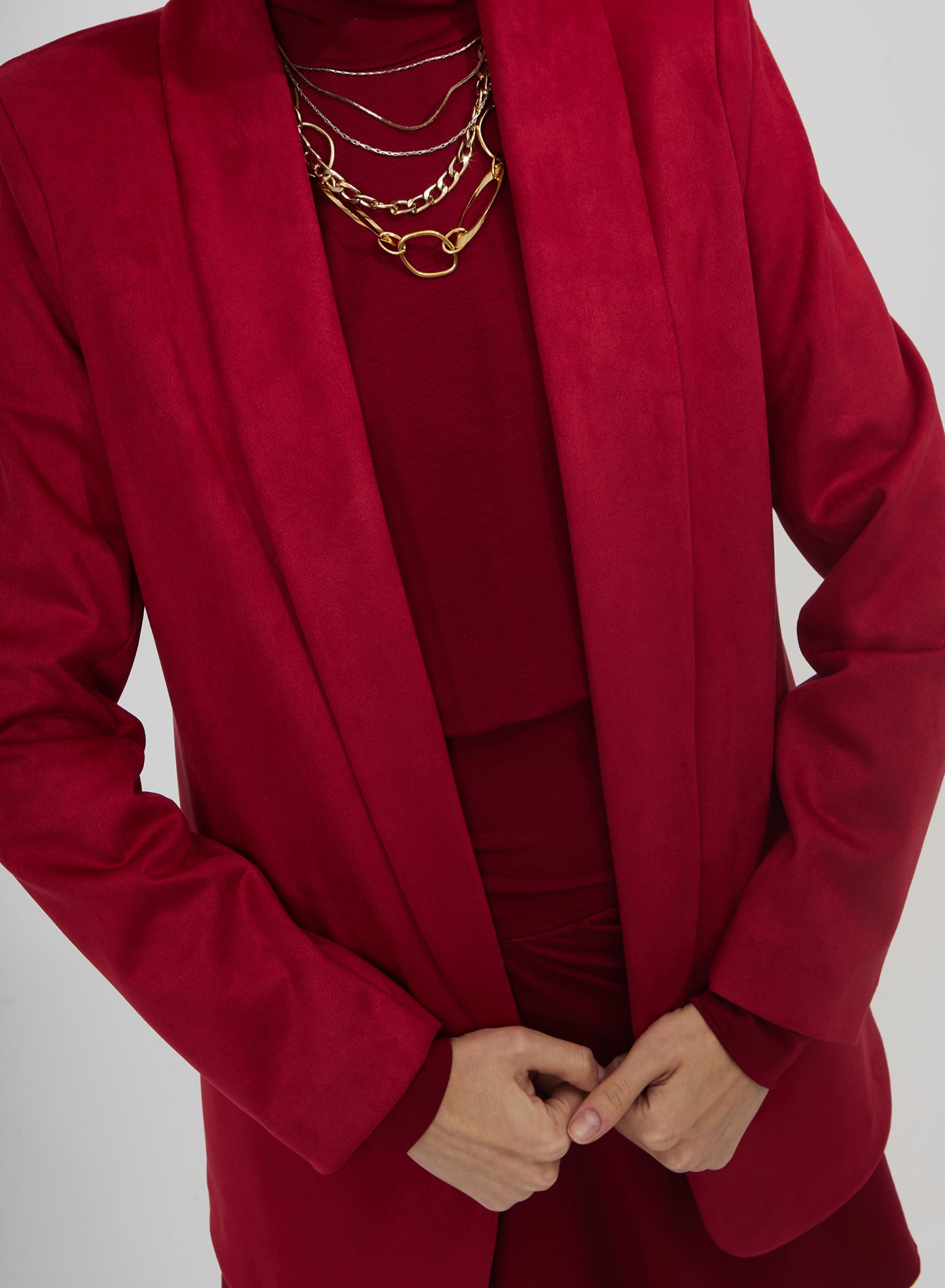 JACKET WITH ELONGATED COLLAR SI/2442