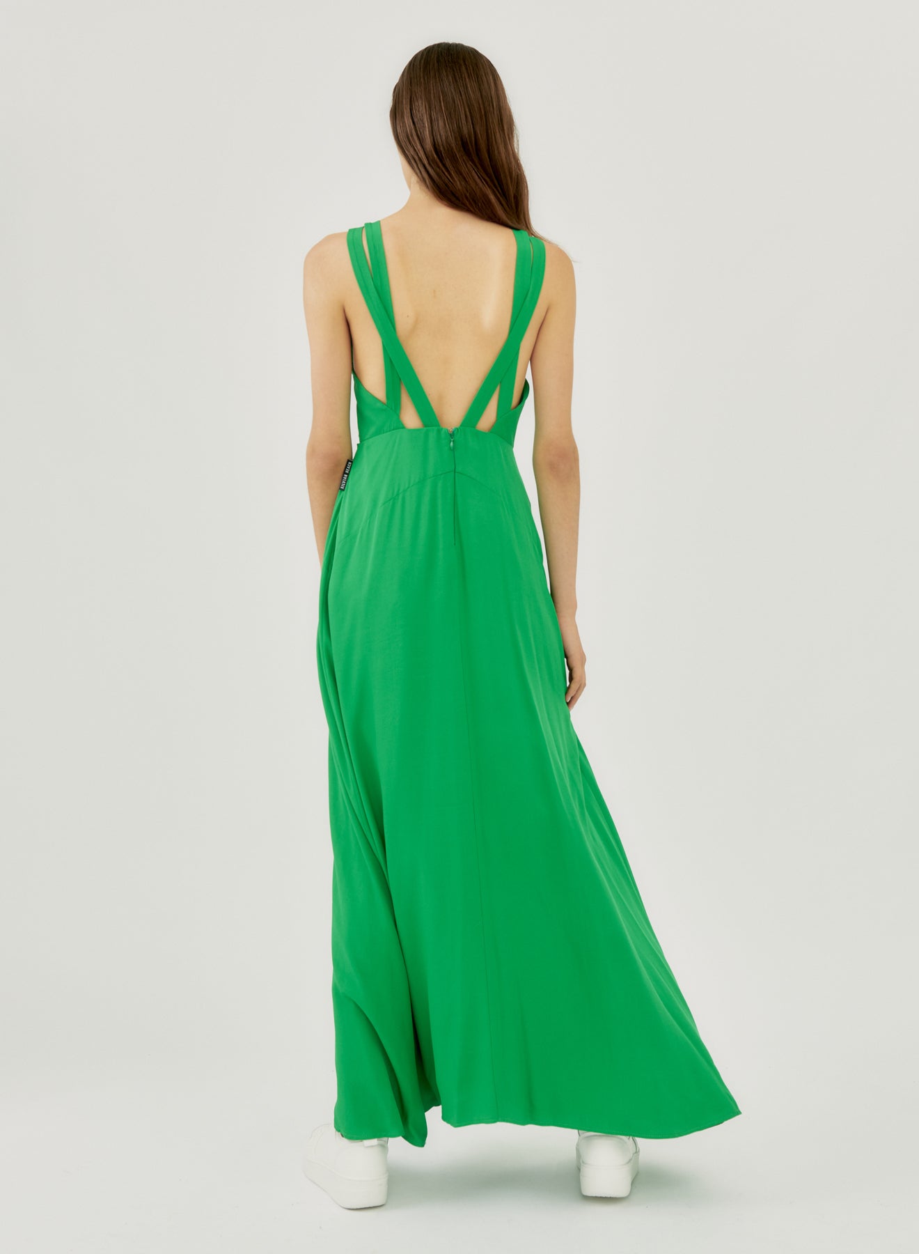 Long Dress With Neckline On The Back Si/2471